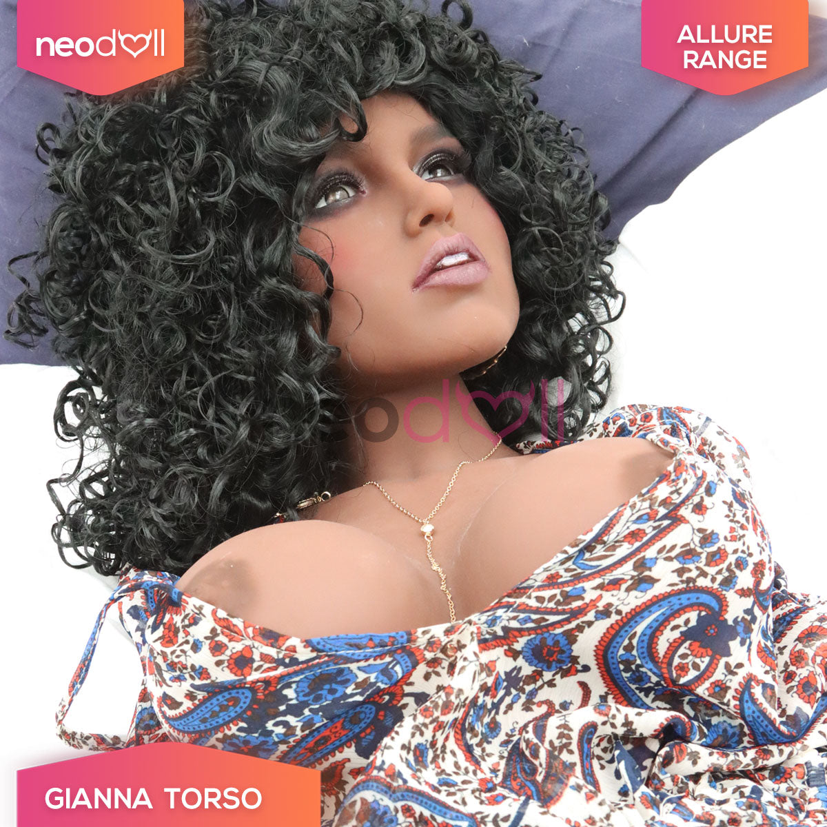 Allure Torse de Poupée Sexuelle - Gianna Tête & Torse - Noire