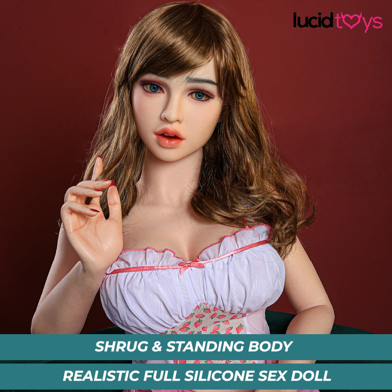 Youqdoll - Laney - Poupée de Sexe Entièrement en Silicone - 163cm - Cheveux Implémentés - Gel Sein - Naturel video