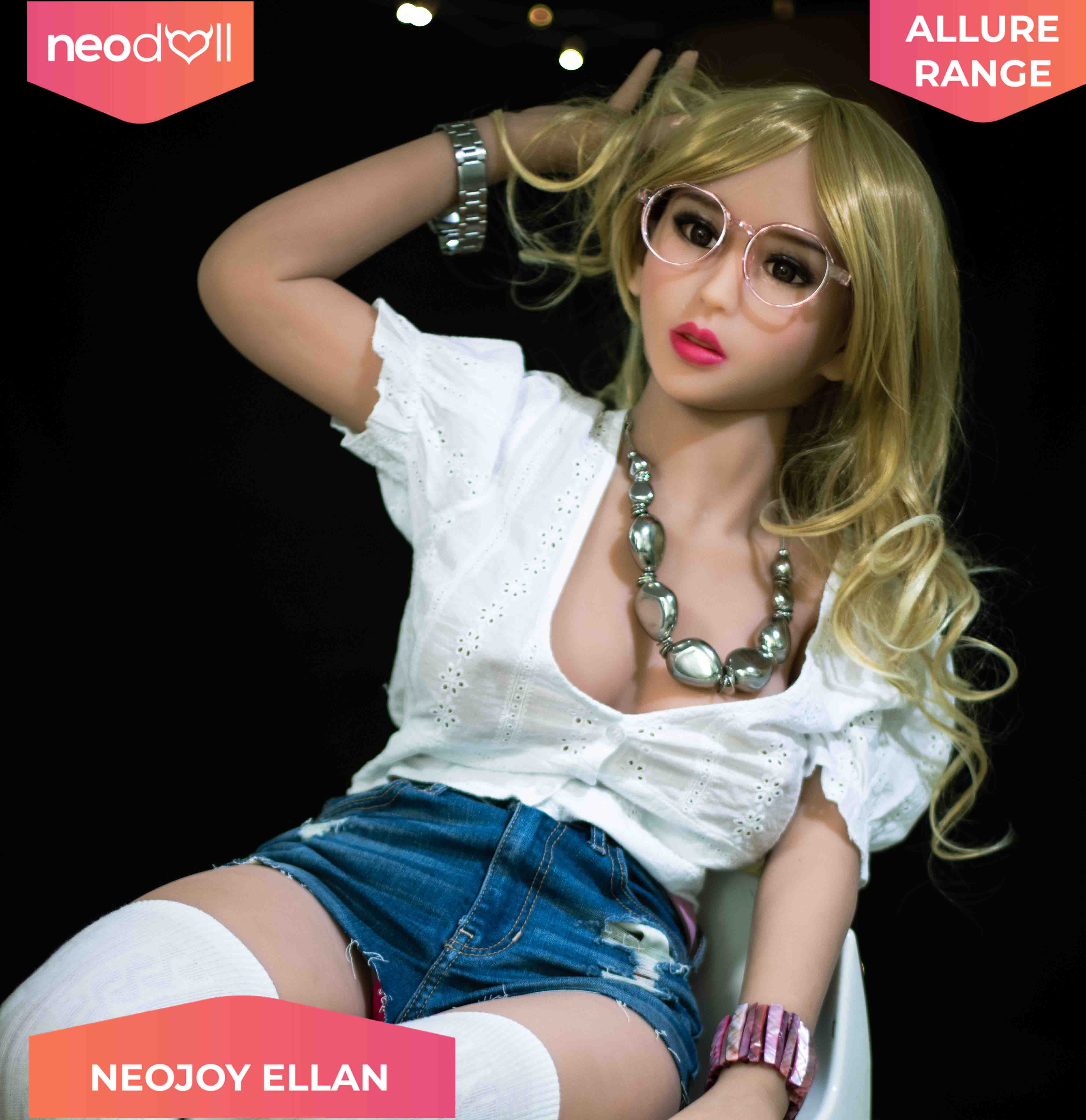 Neodoll Studios Allure Ellan - Poupée de Sexe Réaliste - 150cm - Bronzer