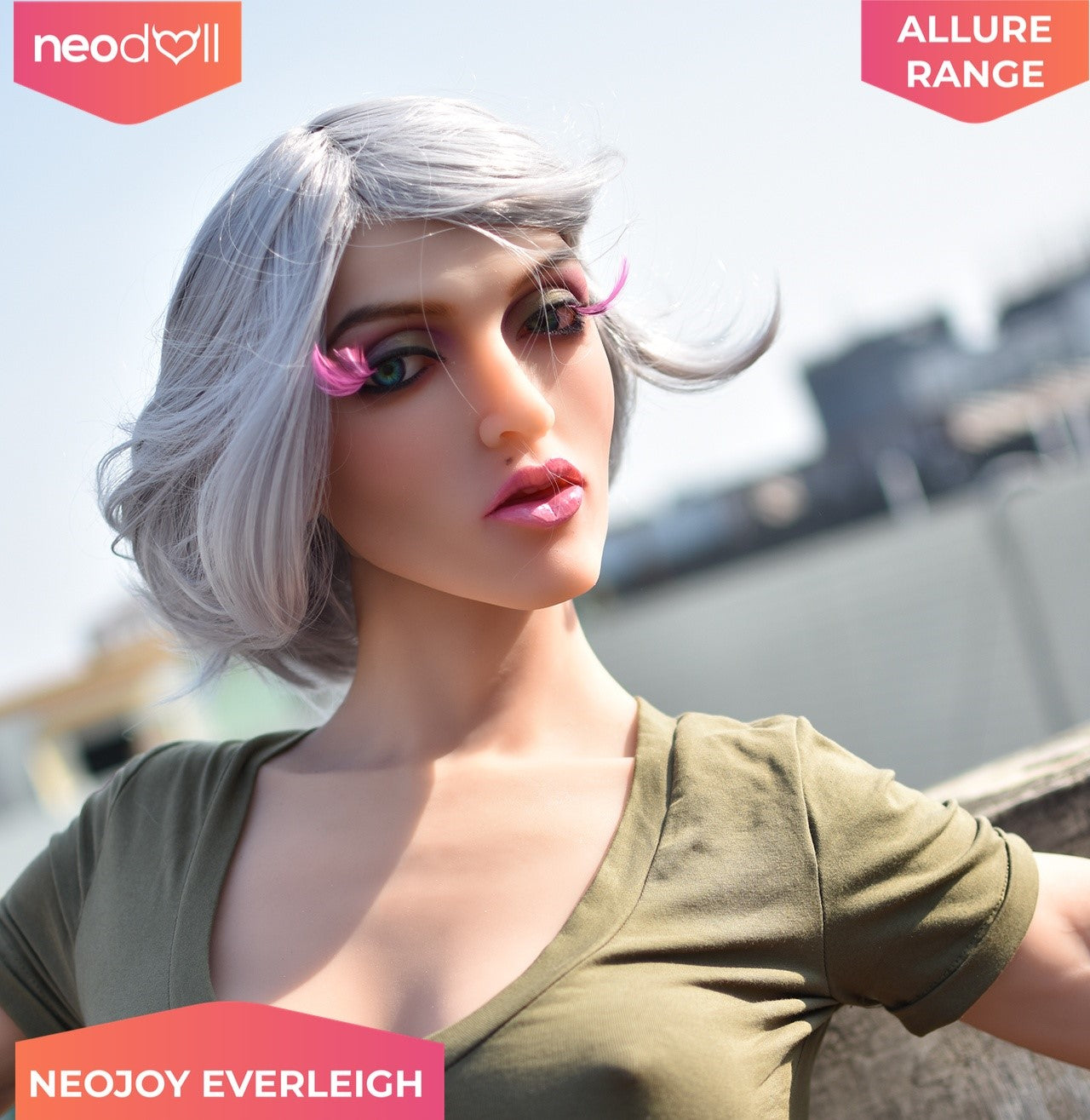 Neodoll Allure Everleigh - Poupée de Sexe Réaliste - 163cm - Bronzer