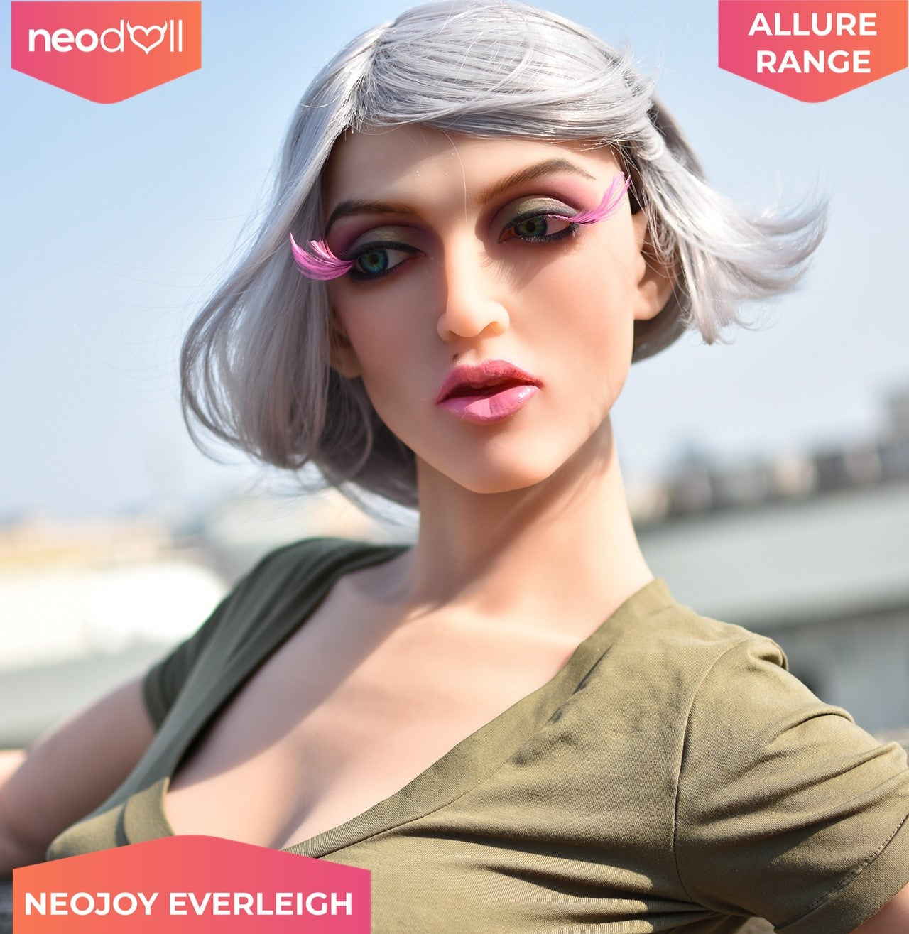 Neodoll Allure Everleigh - Poupée de Sexe Réaliste - 163cm - Bronzer