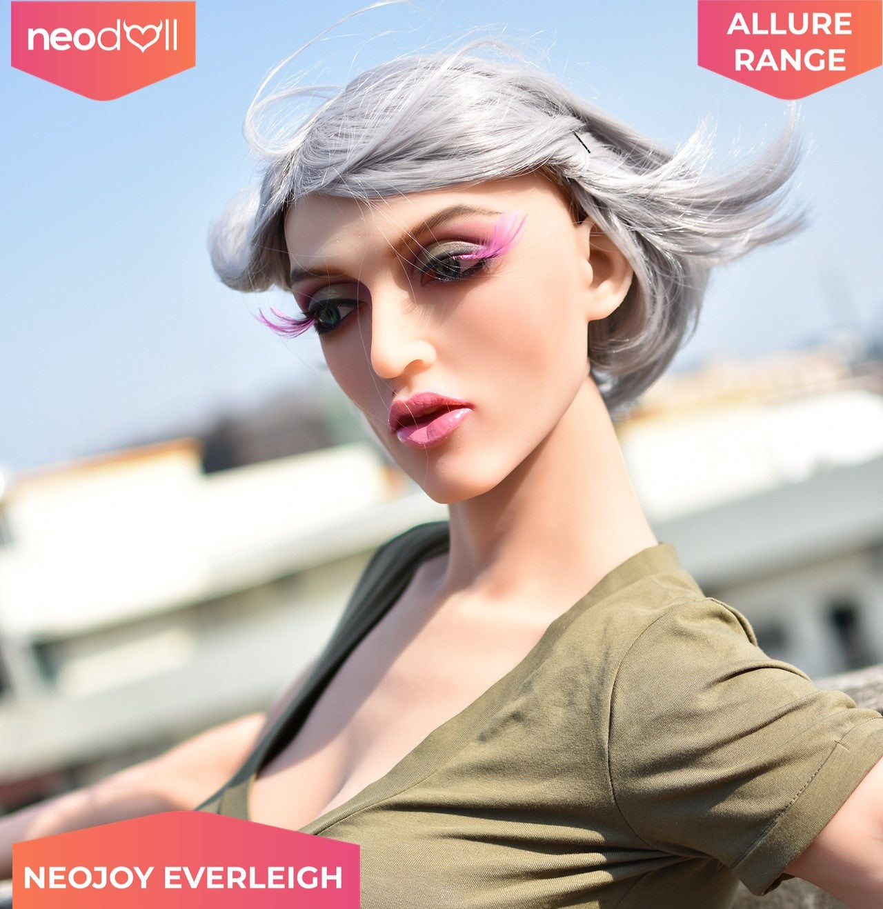Neodoll Allure Everleigh - Poupée de Sexe Réaliste - 163cm - Bronzer