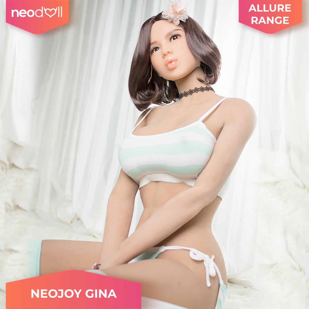 Neodoll Allure Gina - Poupée de Sexe Réaliste - 165cm - Naturel