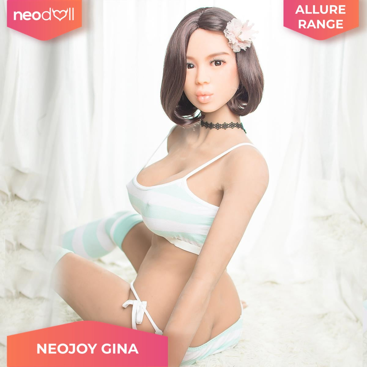 Neodoll Allure Gina - Poupée de Sexe Réaliste - 165cm - Naturel