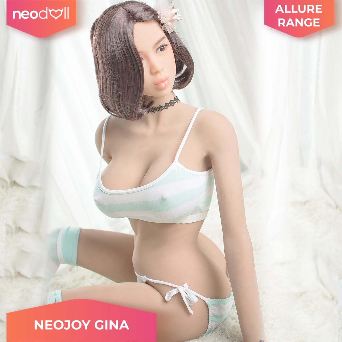 Neodoll Allure Gina - Poupée de Sexe Réaliste - 165cm - Naturel