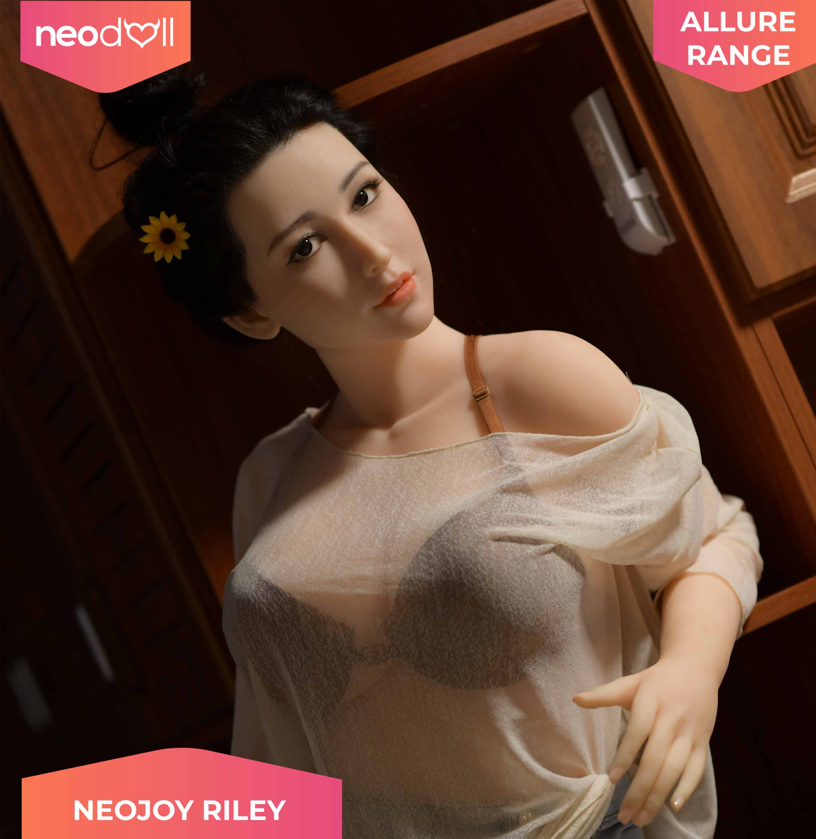 Neodoll Allure Riley - Poupée de Sexe Réaliste - 165cm - Naturel