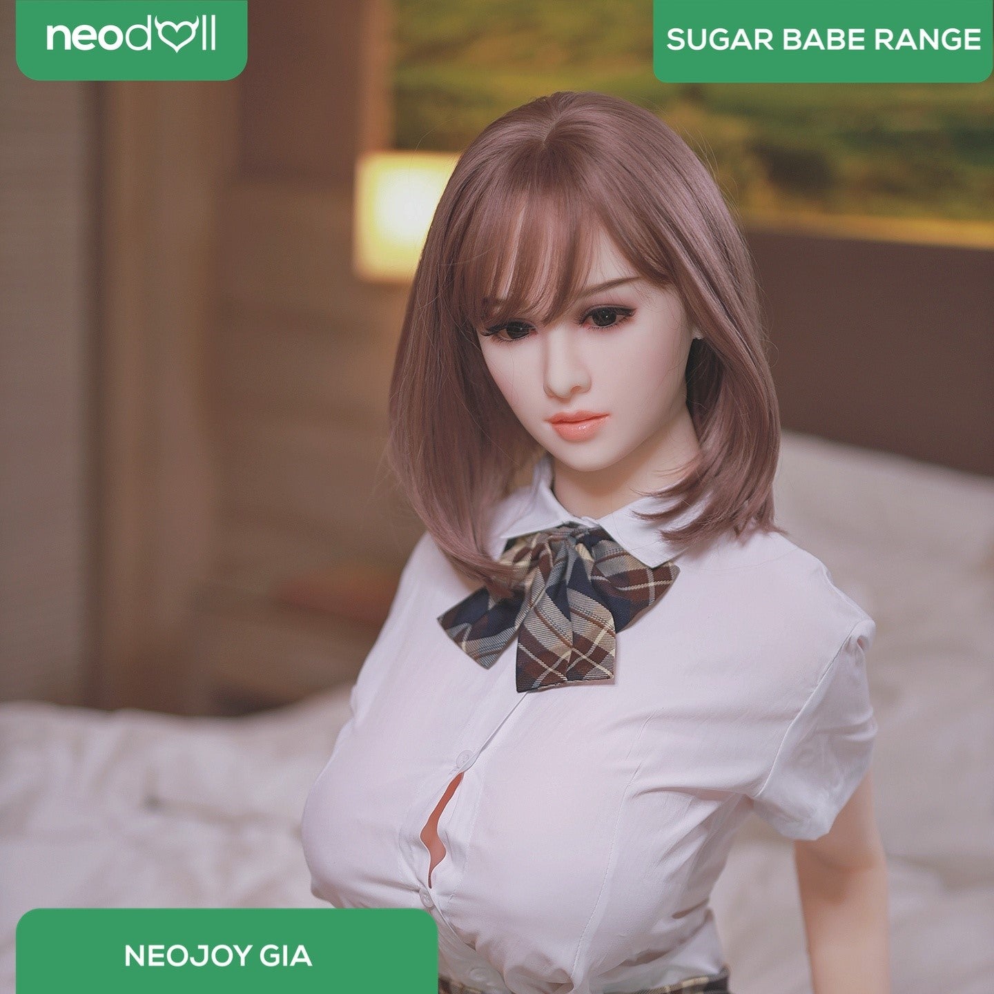 Neodoll Sugar Babe - Gia - Poupée de Sexe Réaliste - 170cm - Gel Sein - Naturel