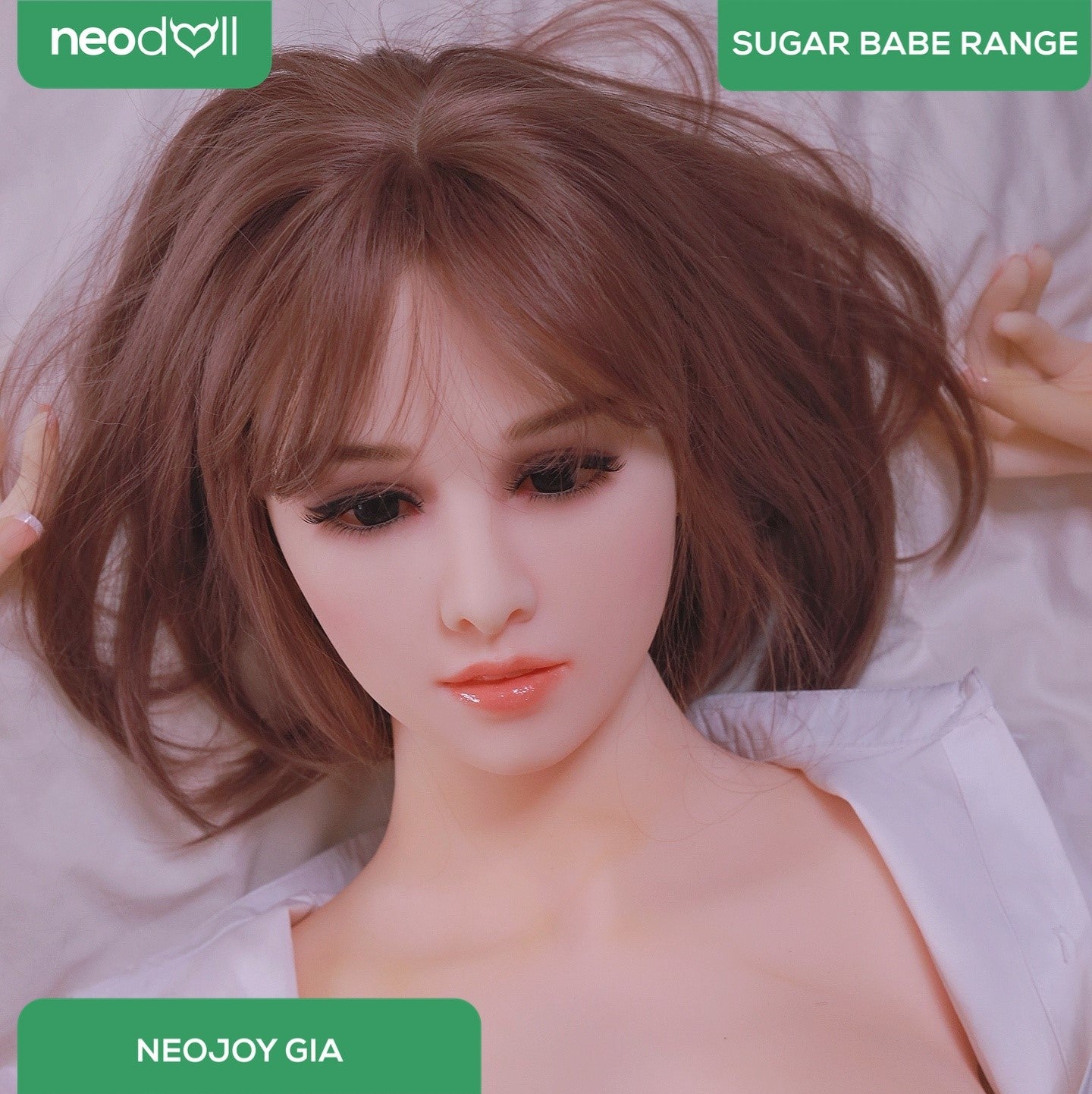 Neodoll Sugar Babe - Gia - Poupée de Sexe Réaliste - 170cm - Gel Sein - Naturel