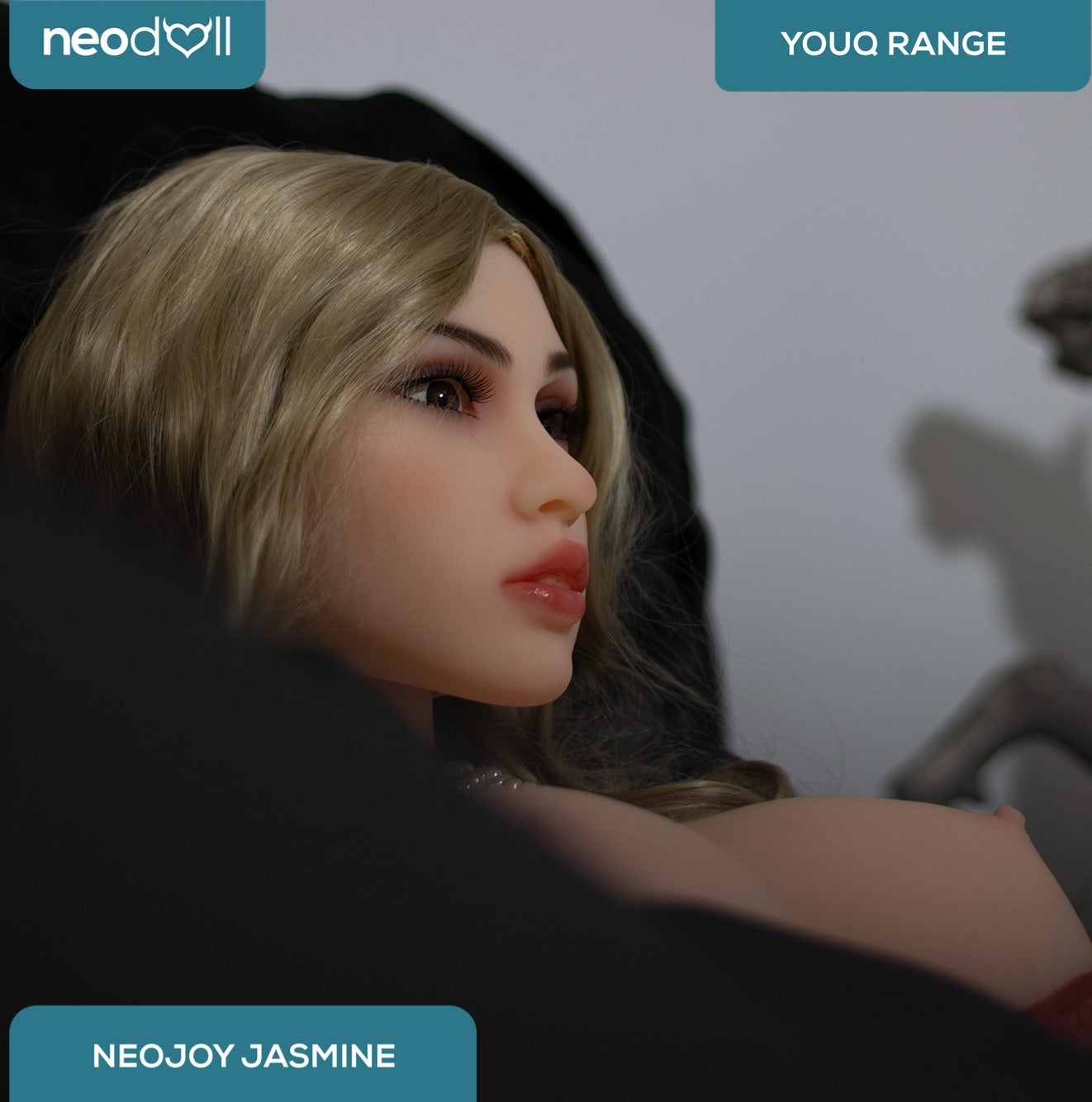 YouQ - Jasmine - Torse de Poupée Sexuelle - Gel Sein - Naturel