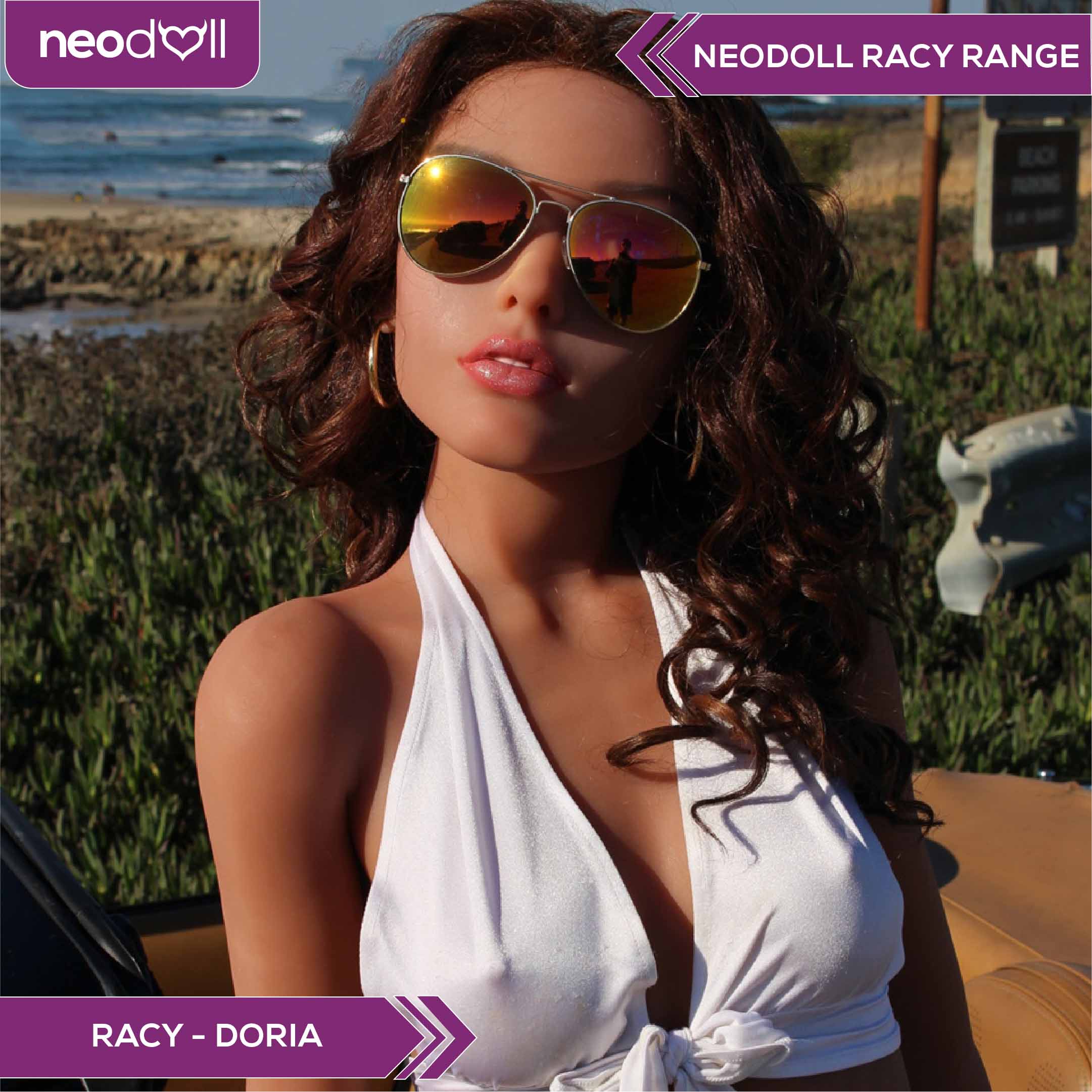 Neodoll Racy Doria - Poupée de Sexe Réaliste - 165cm - Brun