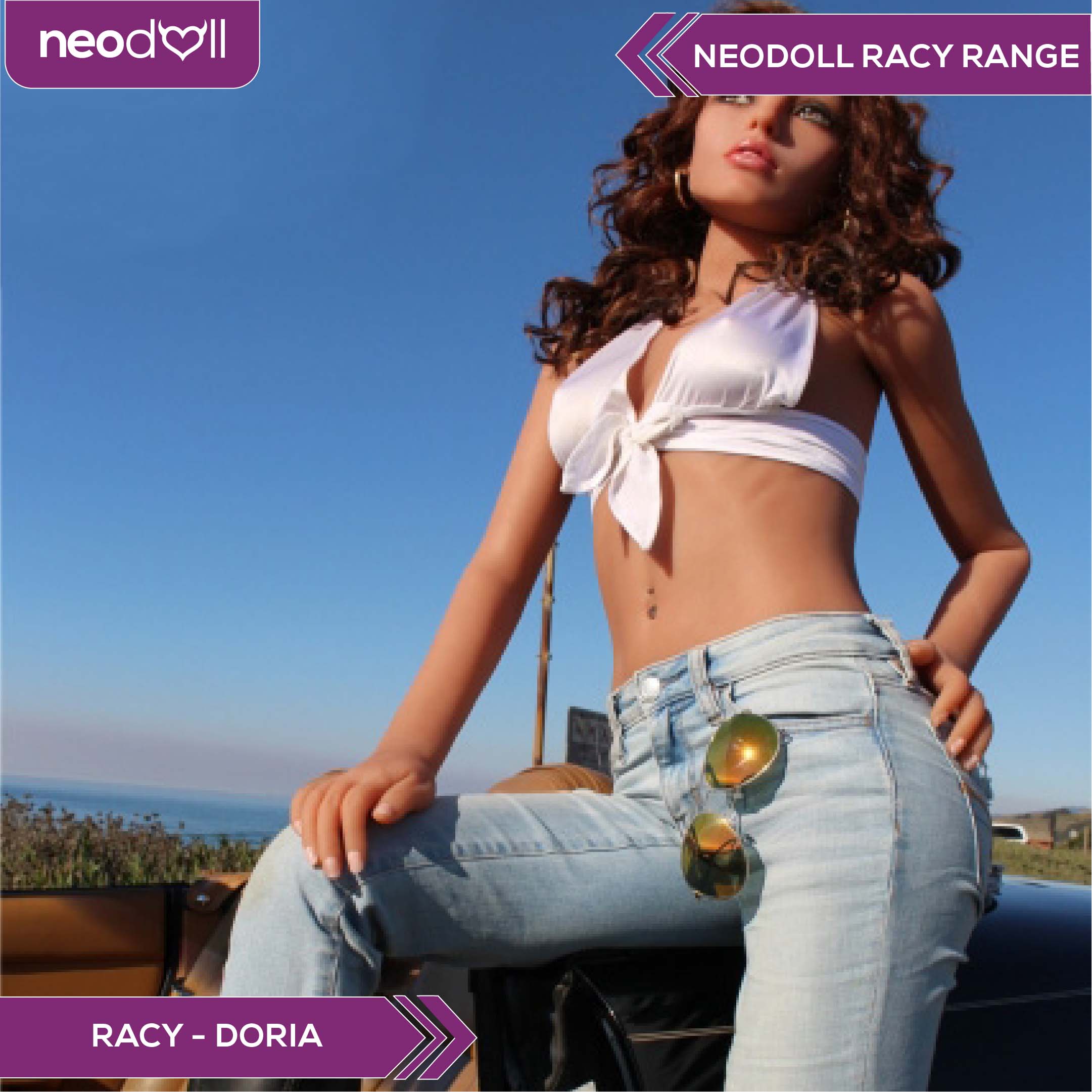 Neodoll Racy Doria - Poupée de Sexe Réaliste - 165cm - Brun
