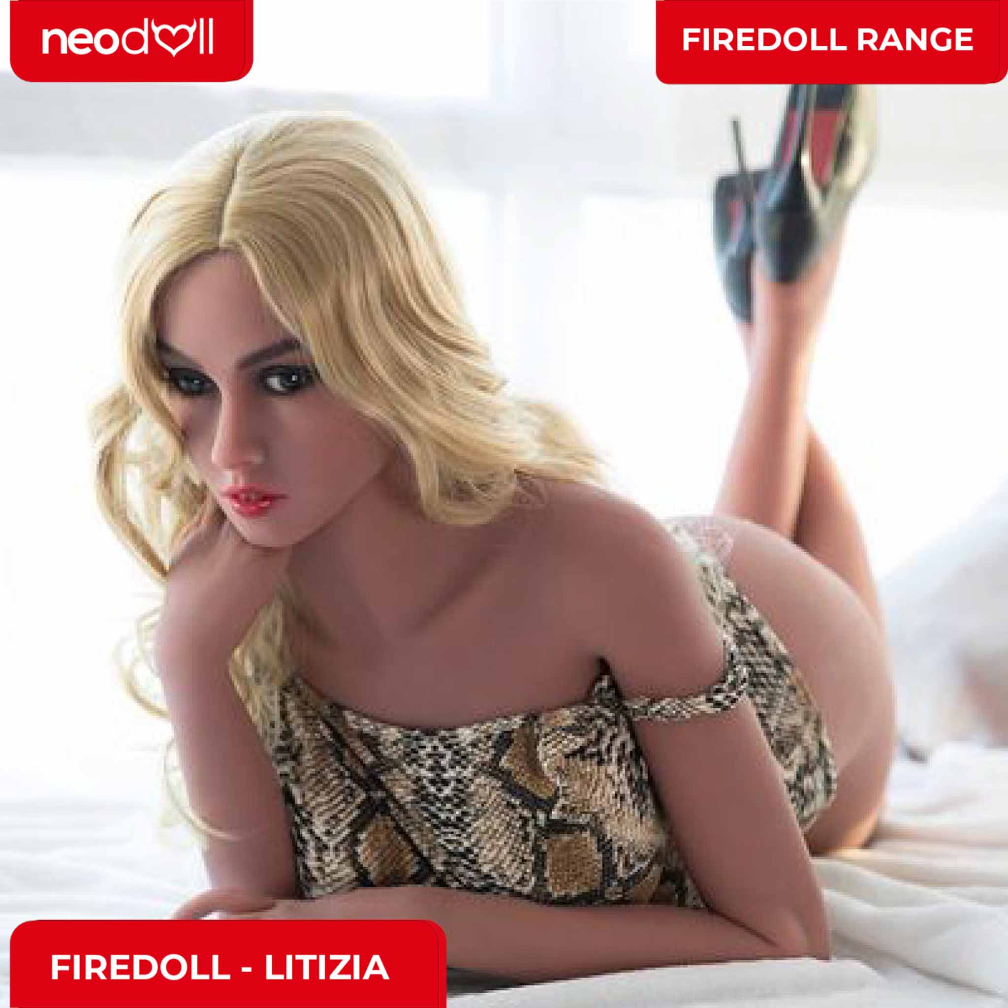 Fire Doll - Litizia - Poupée de Sexe Réaliste - 163cm - Gel Sein - Bronzage Léger