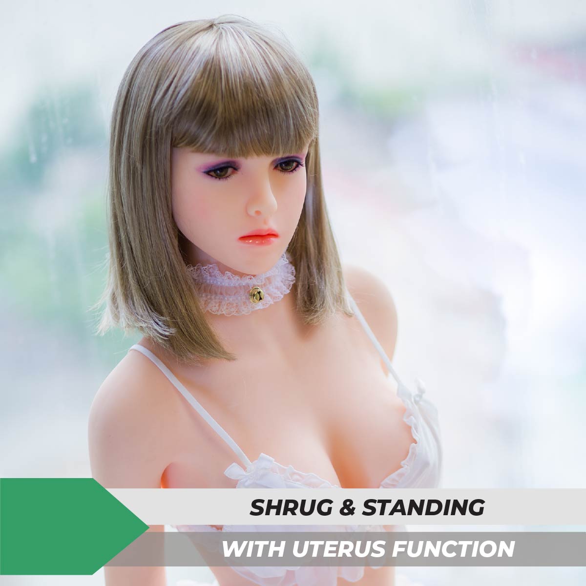 Neodoll Sugar Babe - Casey - Poupée de Sexe Réaliste - Utérus - 158cm - Naturel