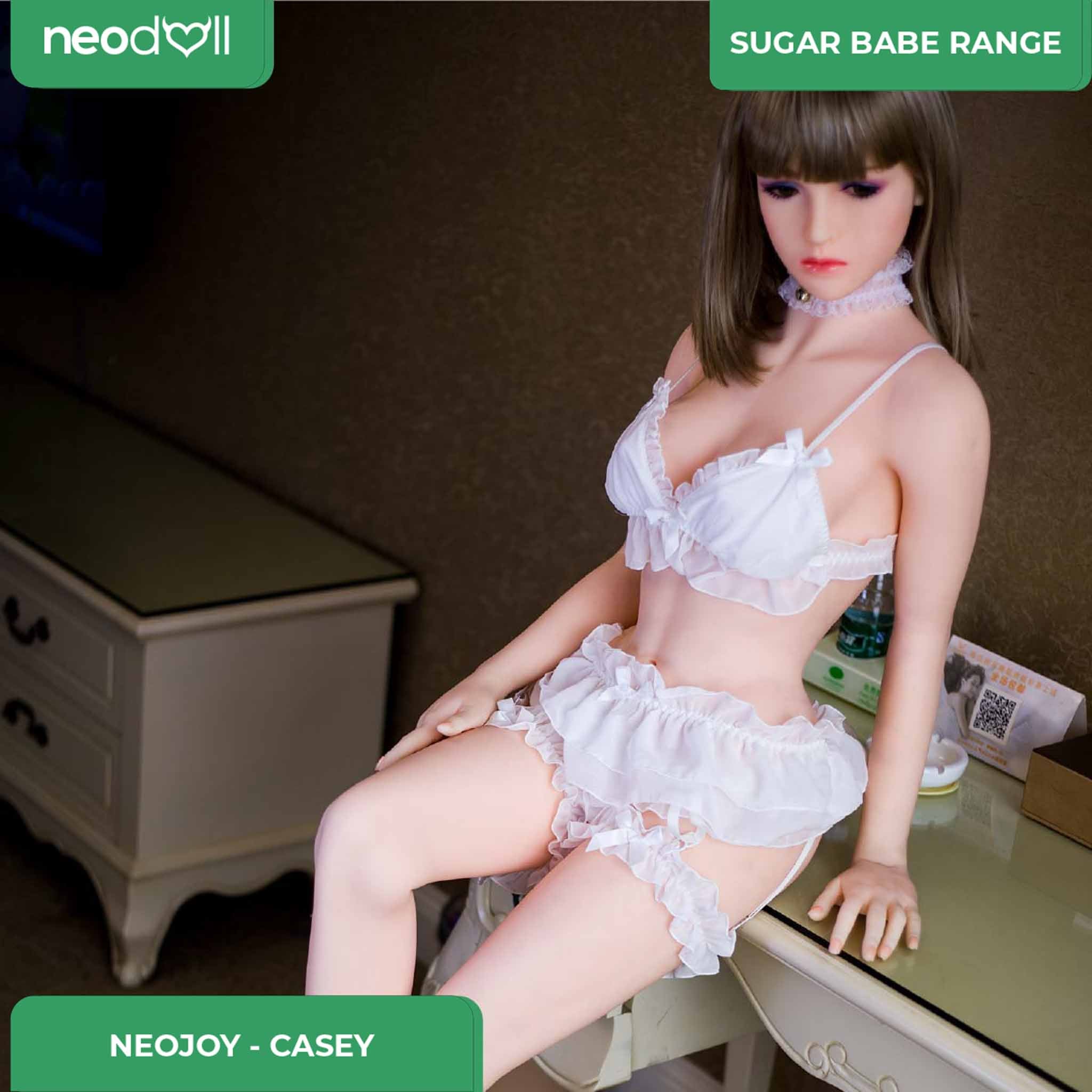 Neodoll Sugar Babe - Casey - Poupée de Sexe Réaliste - Utérus - 158cm - Naturel