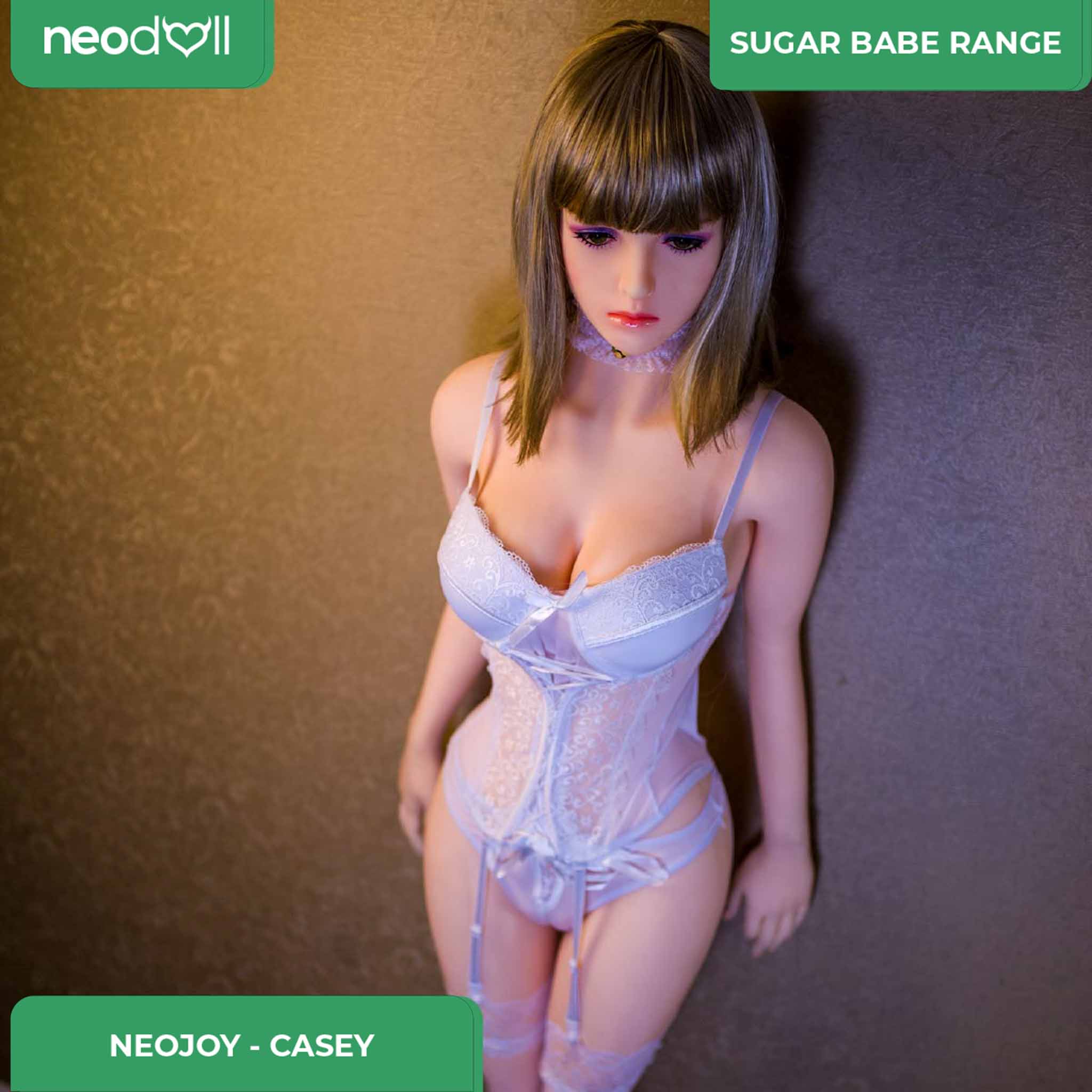 Neodoll Sugar Babe - Casey - Poupée de Sexe Réaliste - Utérus - 158cm - Naturel