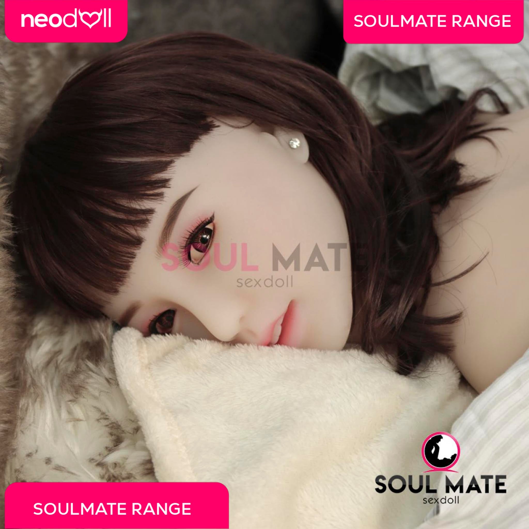 Soulmate Dolls - Kayla Tête avec Torse de Poupée Sexuelle - Blanche