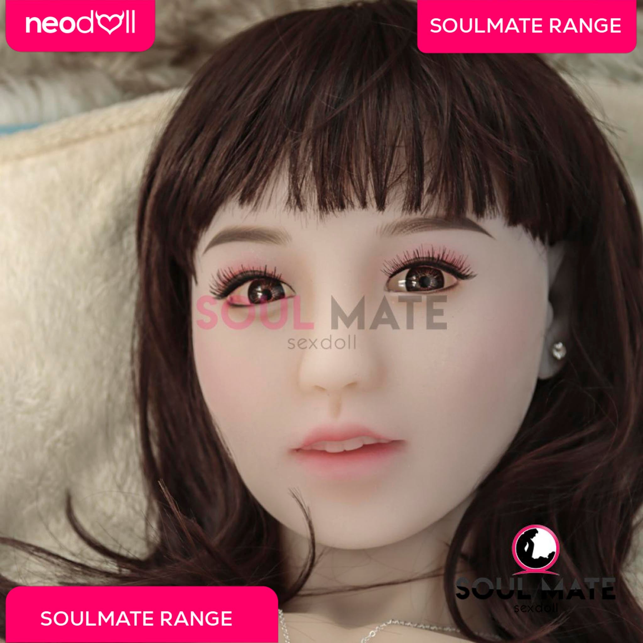 Soulmate Dolls - Kayla Tête avec Torse de Poupée Sexuelle - Blanche