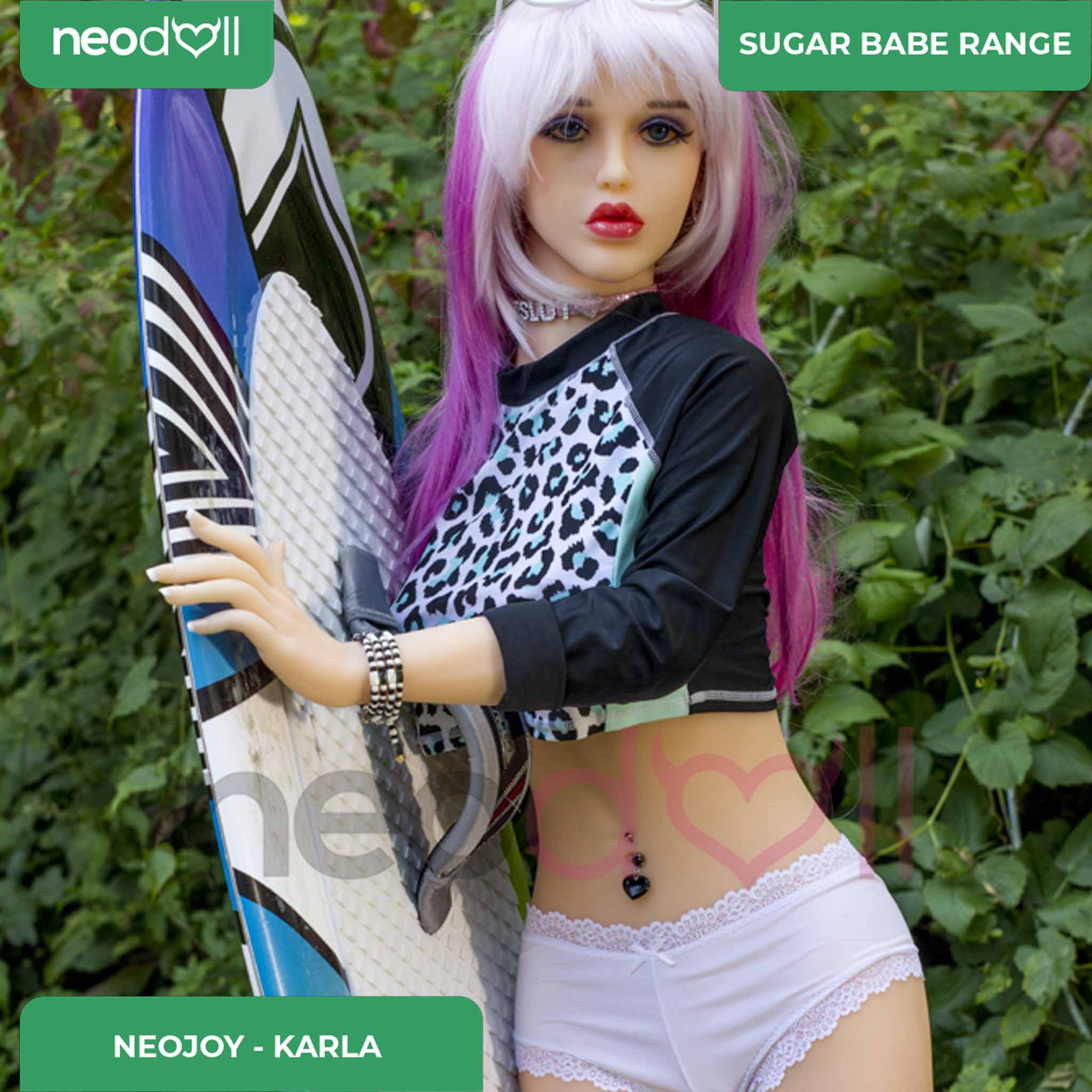 Neodoll Sugar Babe - Karla - Poupée de Sexe Réaliste - 148cm - Gel Sein - Utérus - Naturel