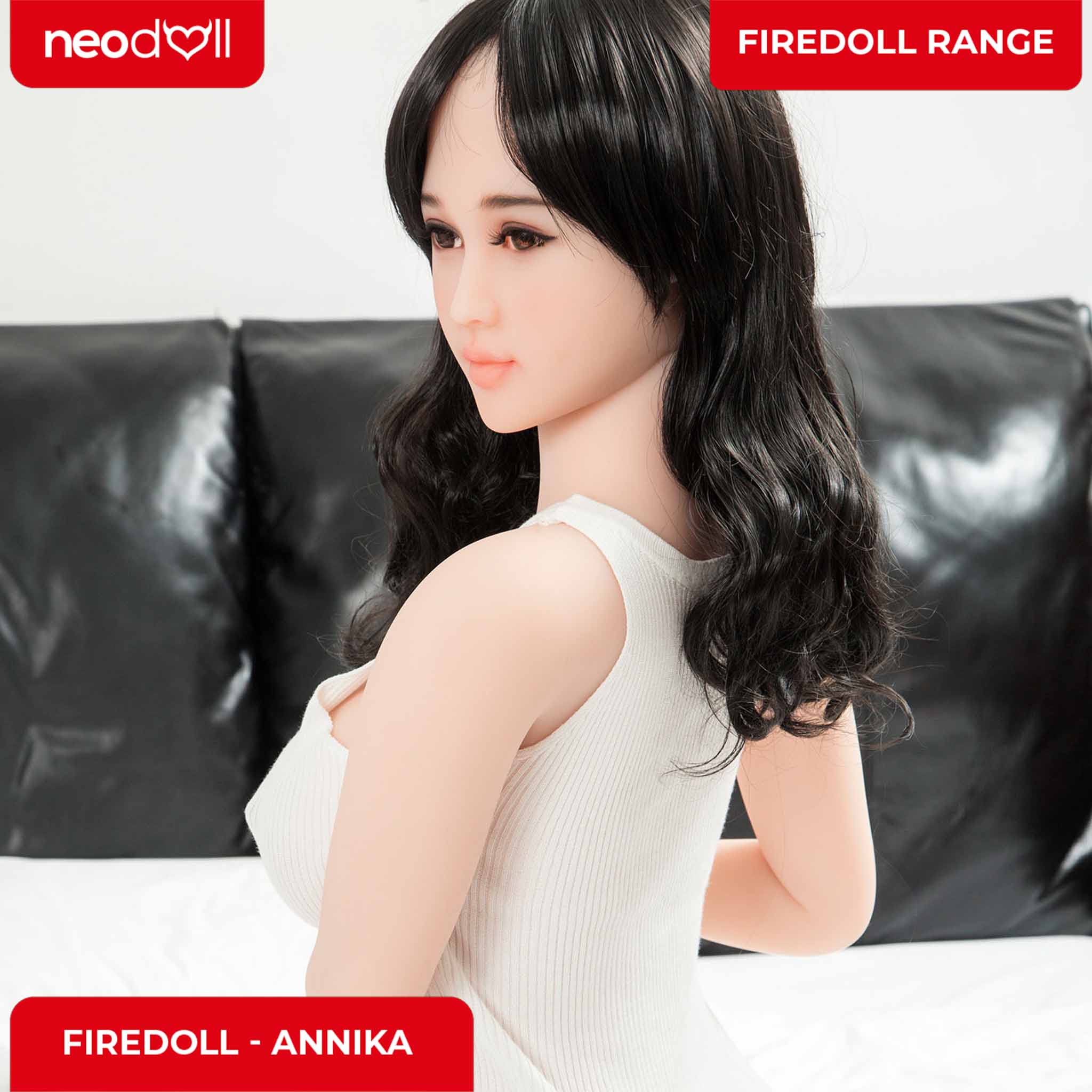 Fire Doll - Annika - Poupée de Sexe Réaliste - 156cm - Gel Sein - Naturel