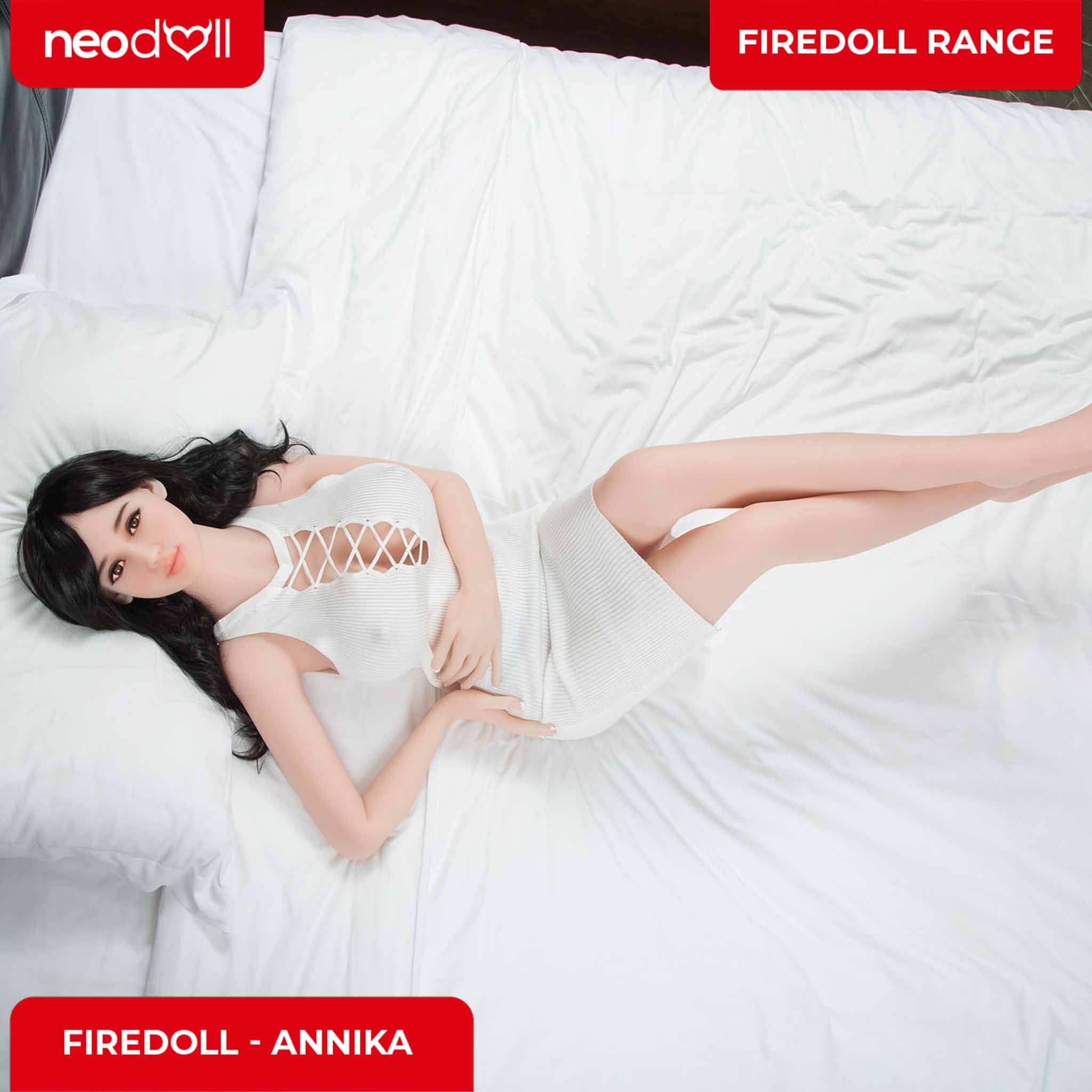 Fire Doll - Annika - Poupée de Sexe Réaliste - 156cm - Gel Sein - Naturel