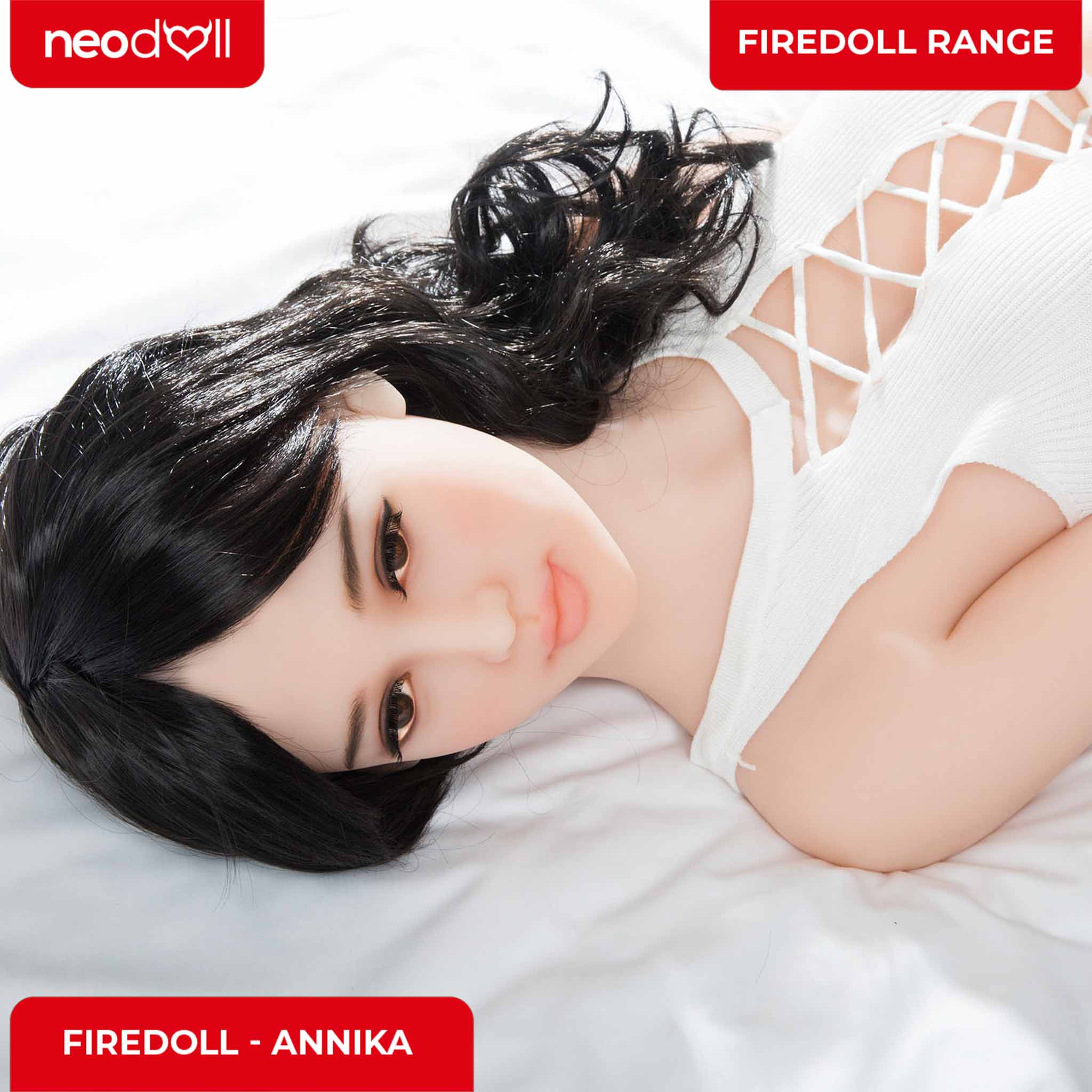 Fire Doll - Annika - Poupée de Sexe Réaliste - 156cm - Gel Sein - Naturel