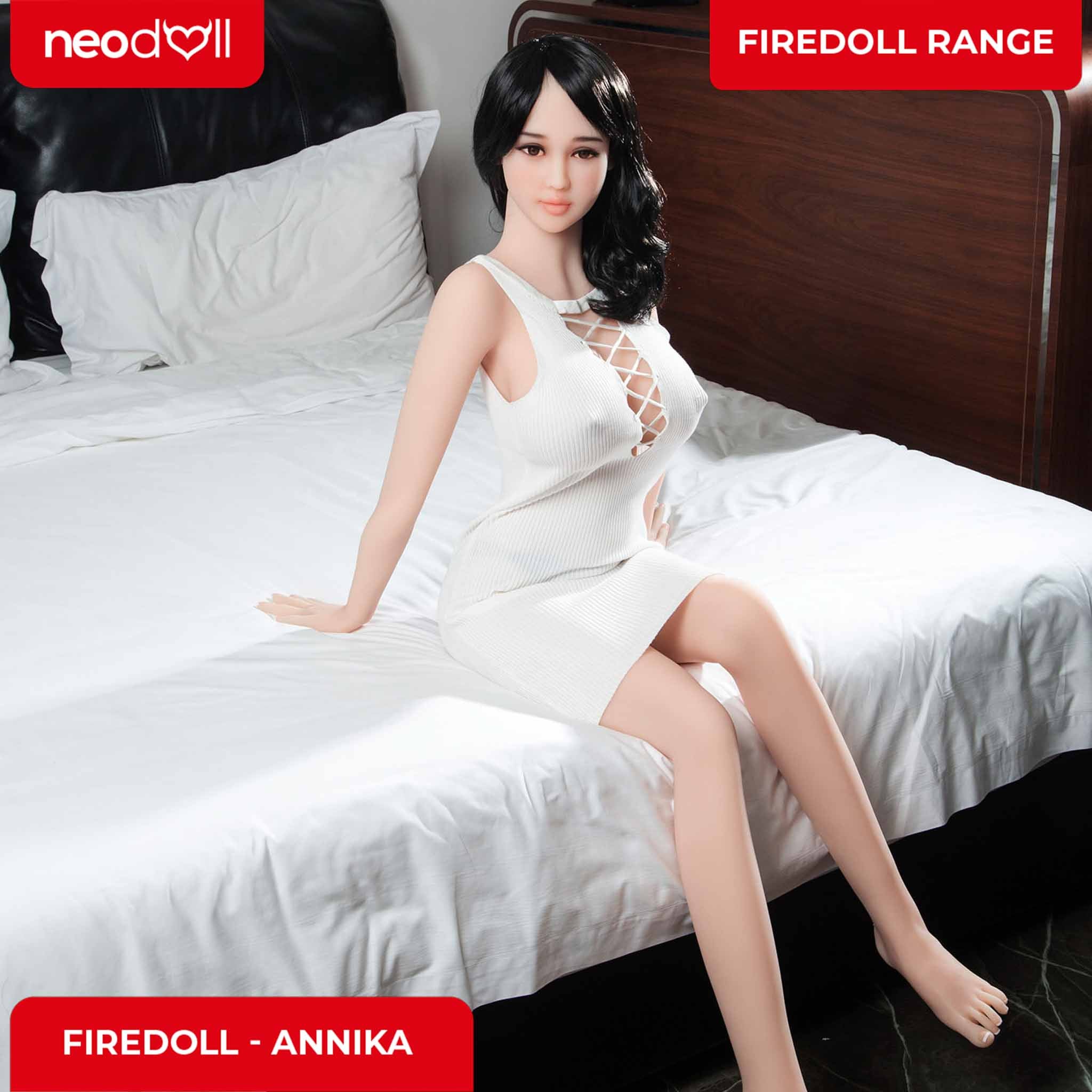 Fire Doll - Annika - Poupée de Sexe Réaliste - 156cm - Gel Sein - Naturel