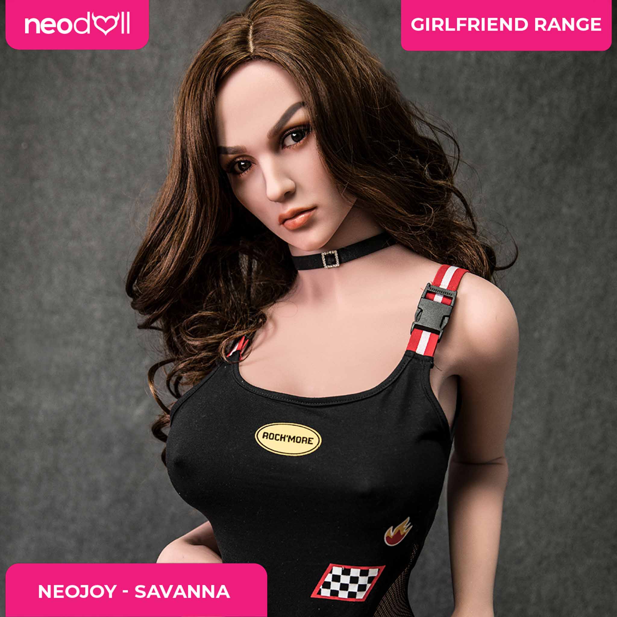 Neodoll Girlfriend Savanna - Poupée de Sexe Réaliste - 158cm - Bronzer