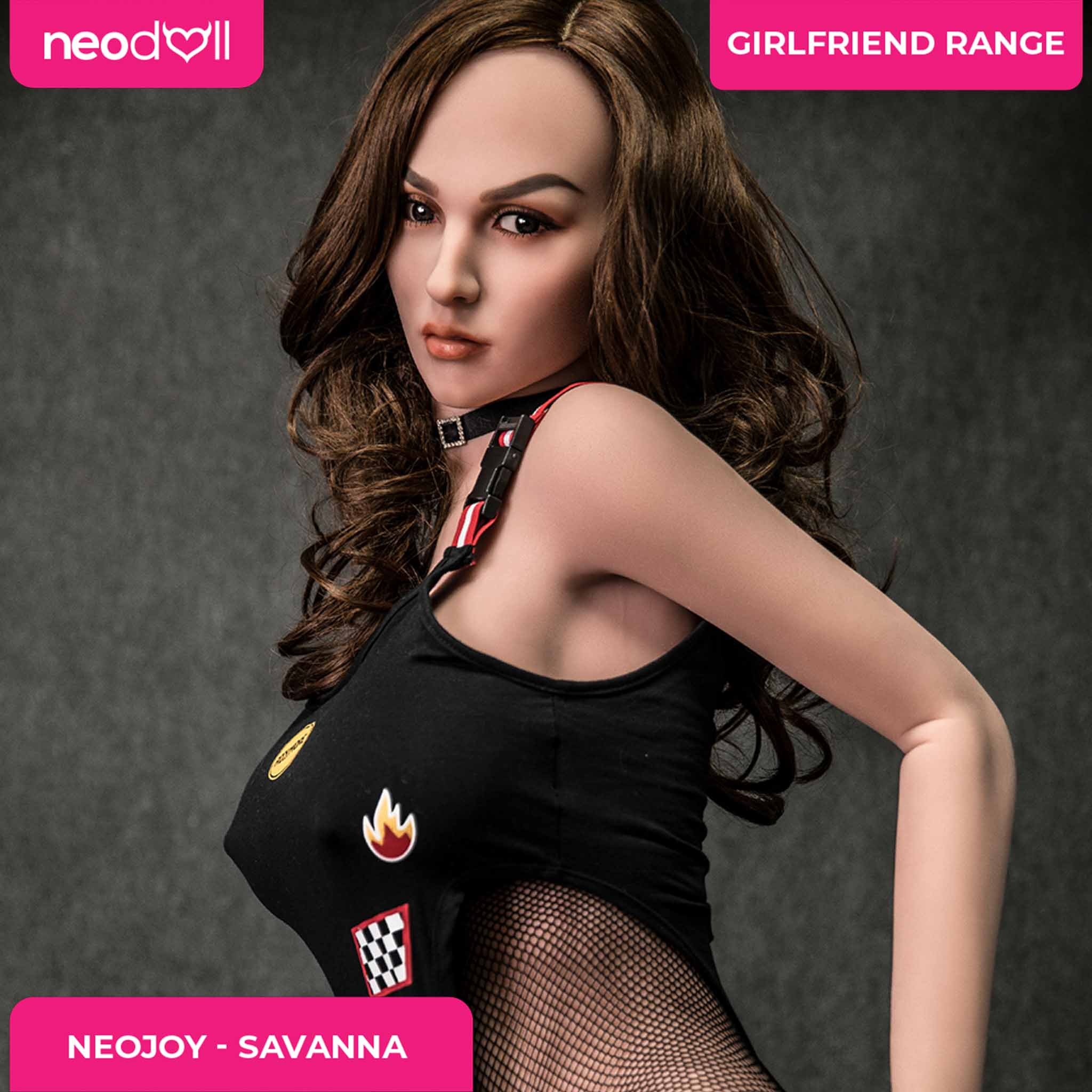 Neodoll Girlfriend Savanna - Poupée de Sexe Réaliste - 158cm - Bronzer