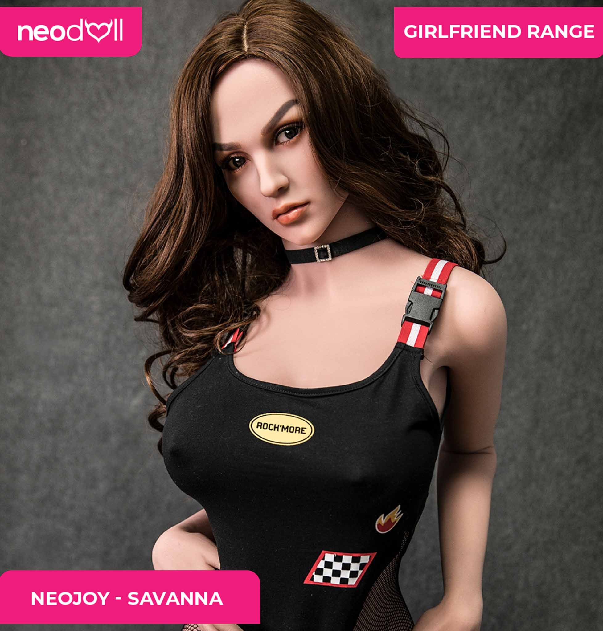 Neodoll Girlfriend Savanna - Poupée de Sexe Réaliste - 158cm - Bronzer