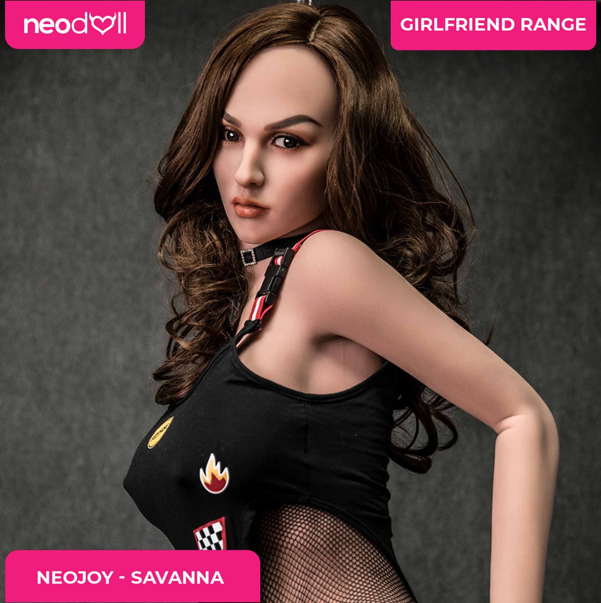 Neodoll Girlfriend Savanna - Poupée de Sexe Réaliste - 158cm - Bronzer
