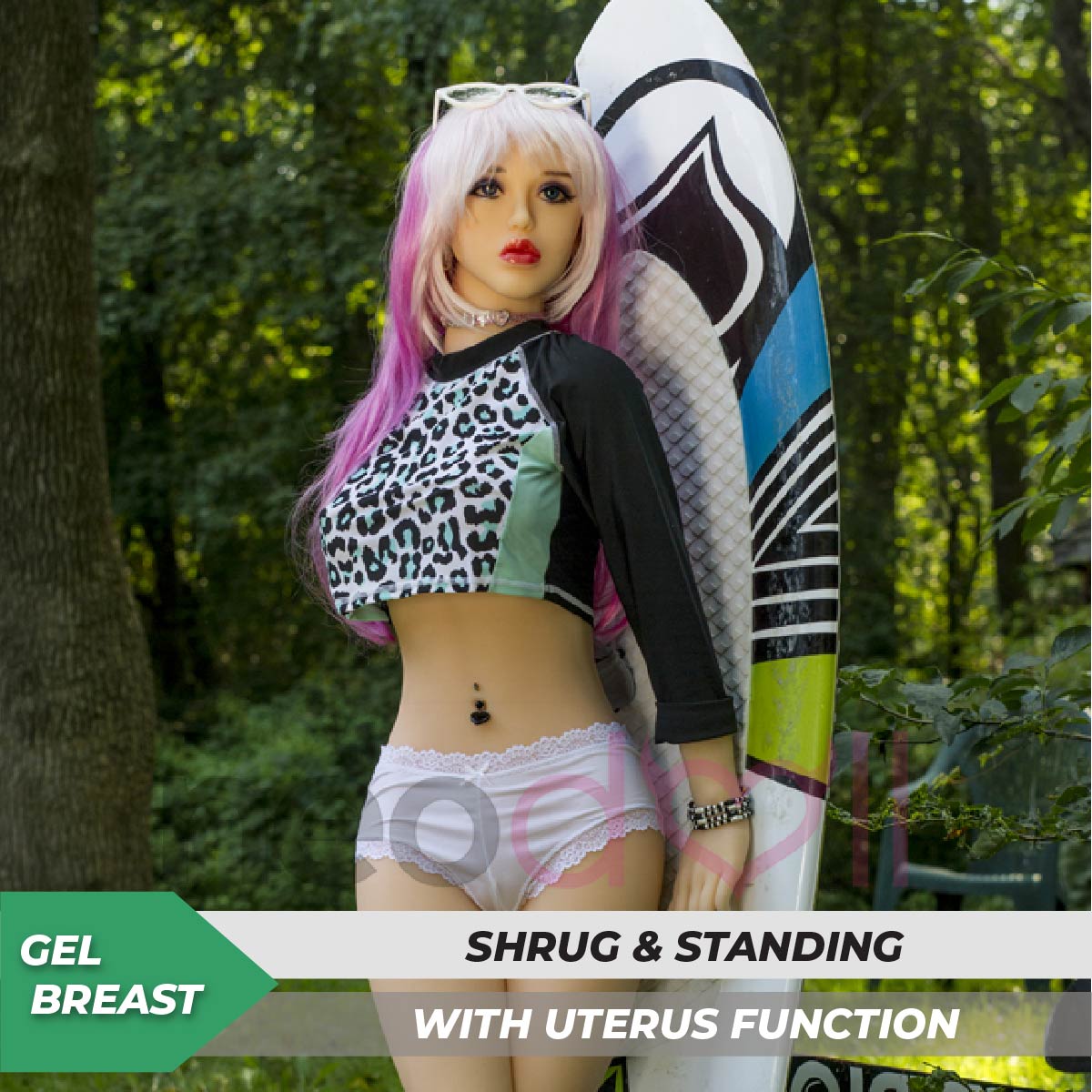 Neodoll Sugar Babe - Karla - Poupée de Sexe Réaliste - 148cm - Gel Sein - Utérus - Naturel