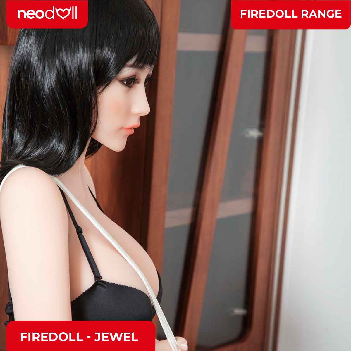 Fire Doll - Jewel - Poupée de Sexe Réaliste - 156cm - Gel Sein - Naturel