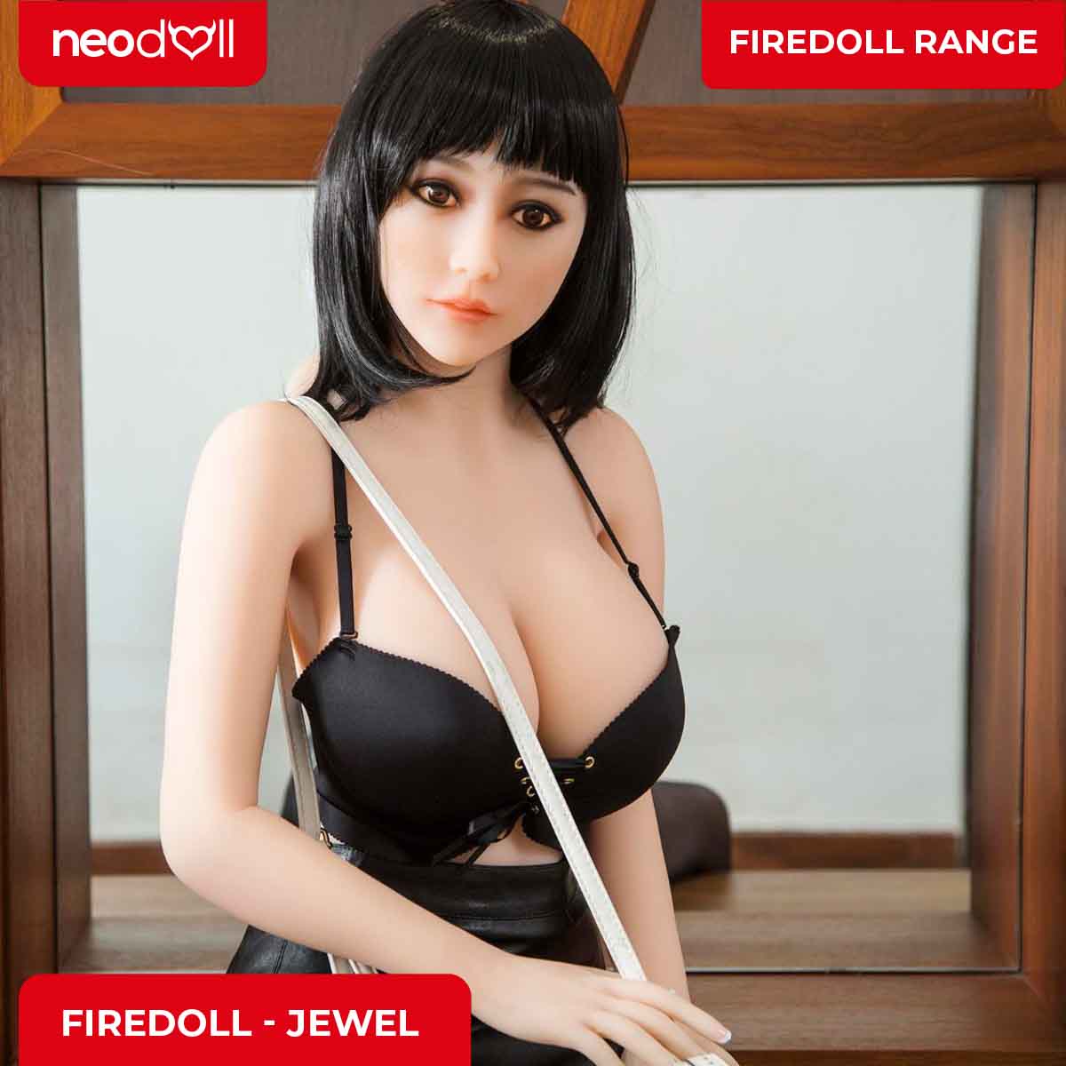 Fire Doll - Jewel - Poupée de Sexe Réaliste - 156cm - Gel Sein - Naturel