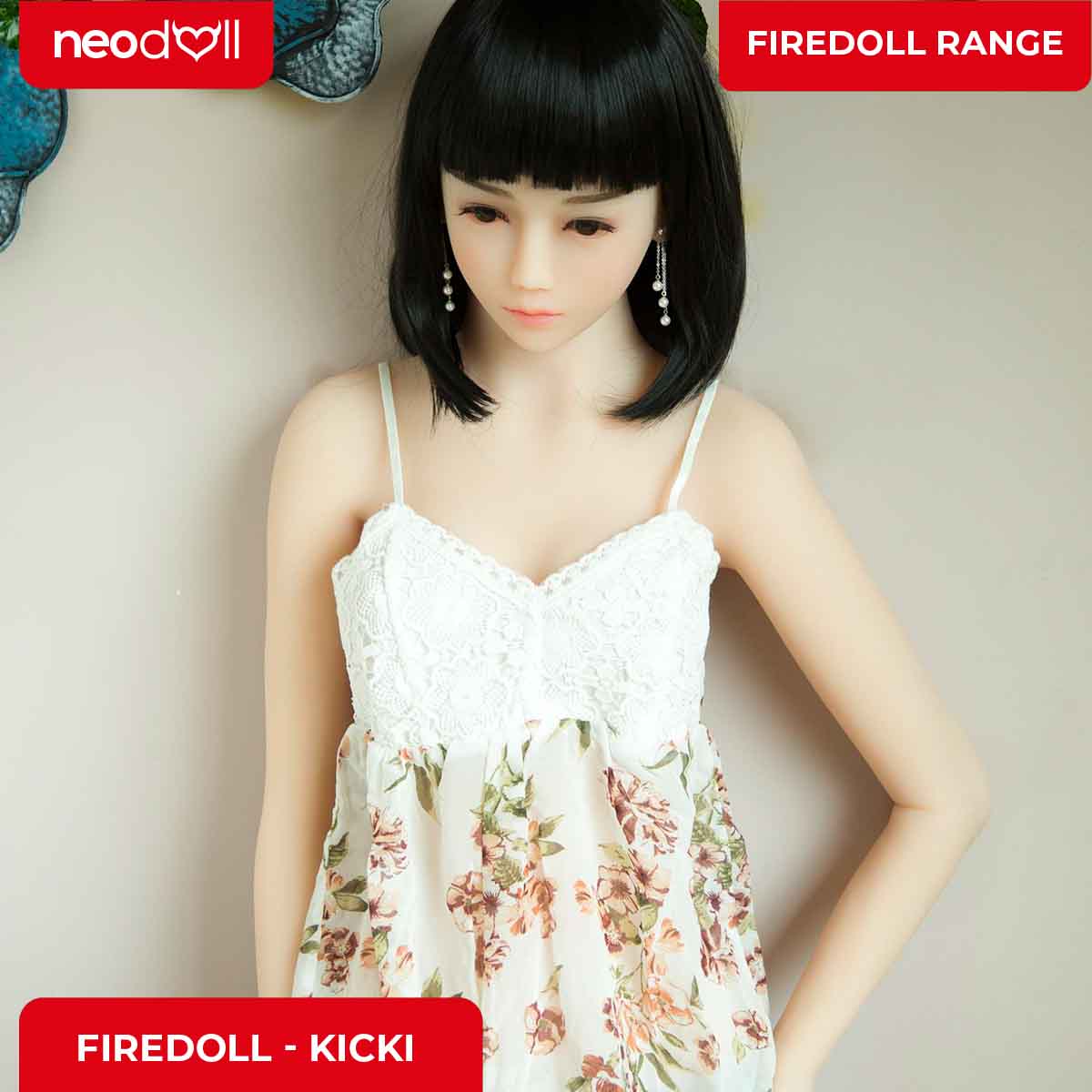 Fire Doll - Kicki - Poupée de Sexe Réaliste - 157cm - Gel Sein - Naturel