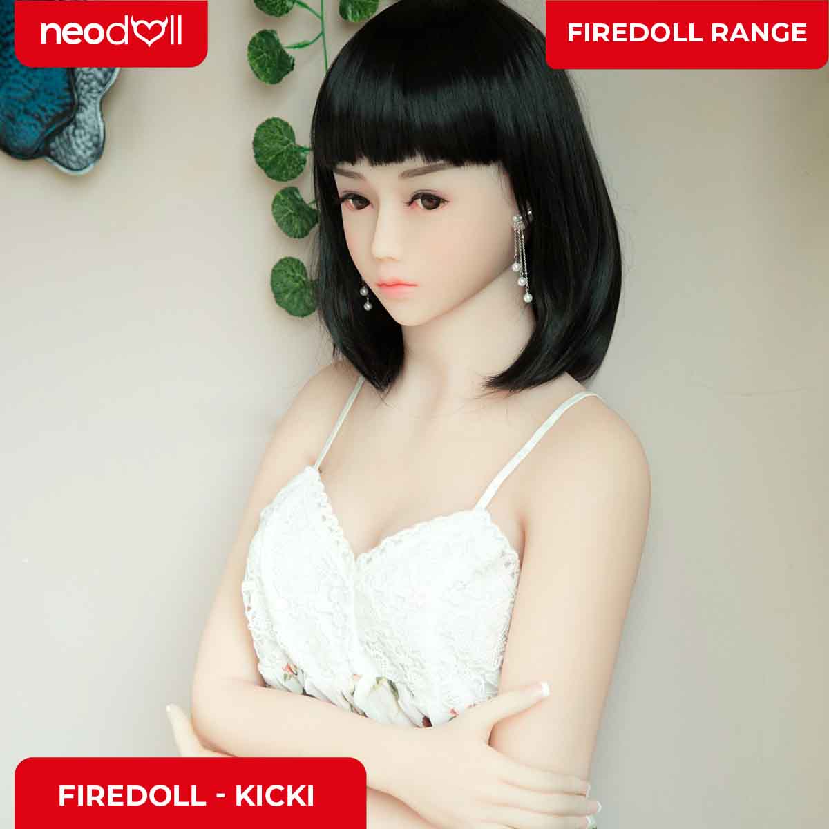 Fire Doll - Kicki - Poupée de Sexe Réaliste - 157cm - Gel Sein - Naturel