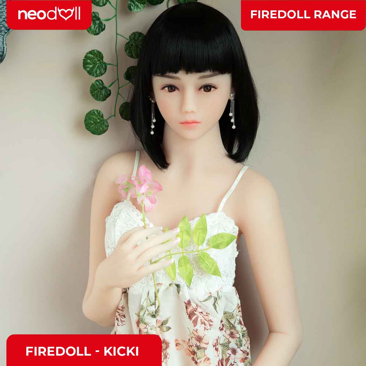 Fire Doll - Kicki - Poupée de Sexe Réaliste - 157cm - Gel Sein - Naturel