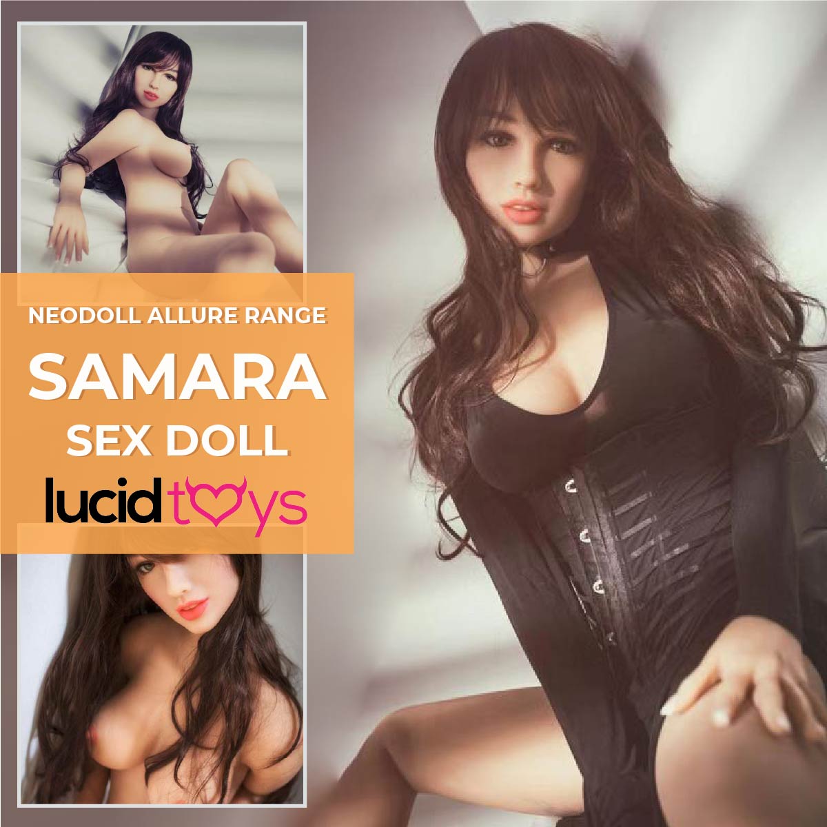 Neodoll Allure Samara - Poupée de Sexe Réaliste - 165cm - Bronzer