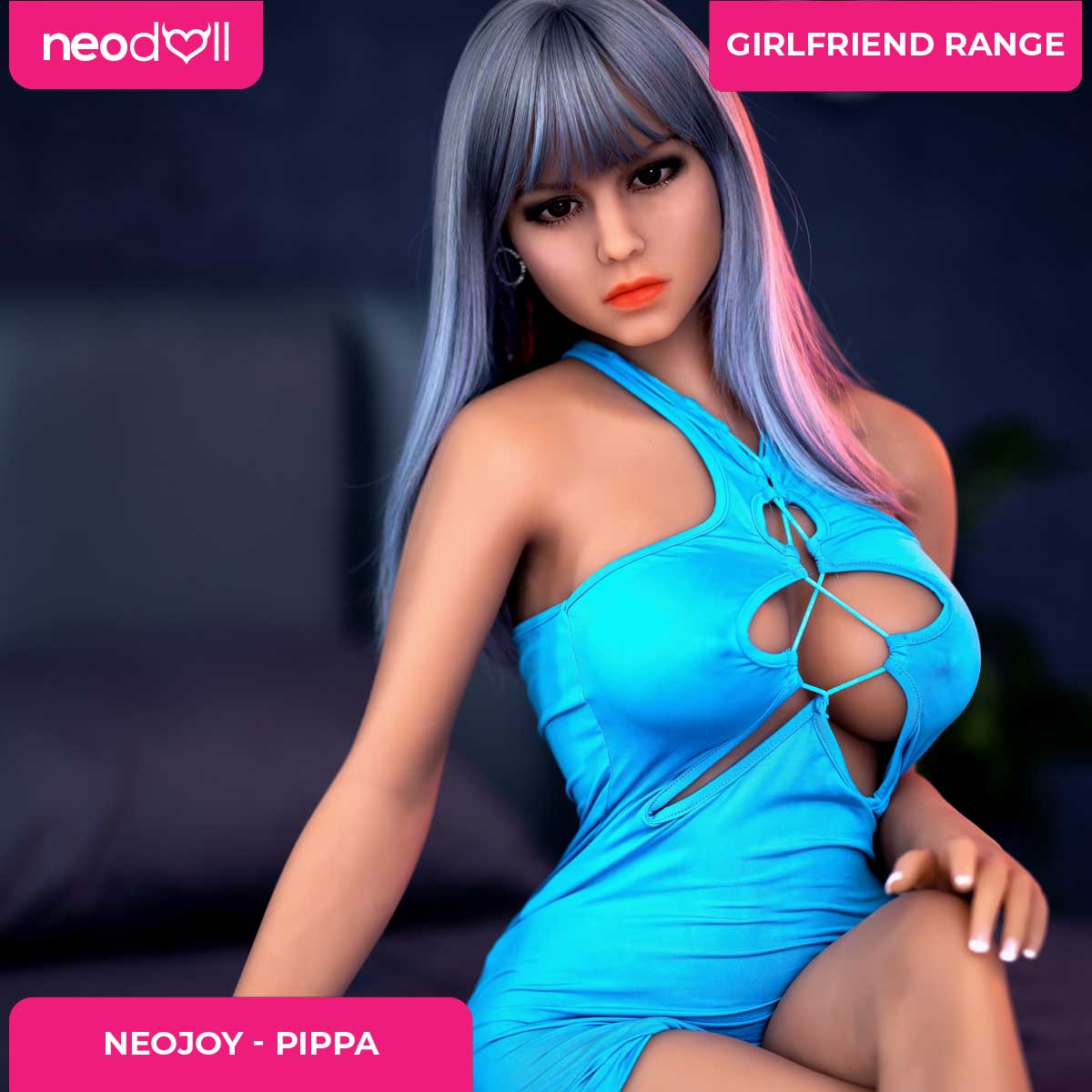 Neodoll Girlfriend Pippa - Poupée de Sexe Réaliste - 158cm - Gel Sein - Bronzer