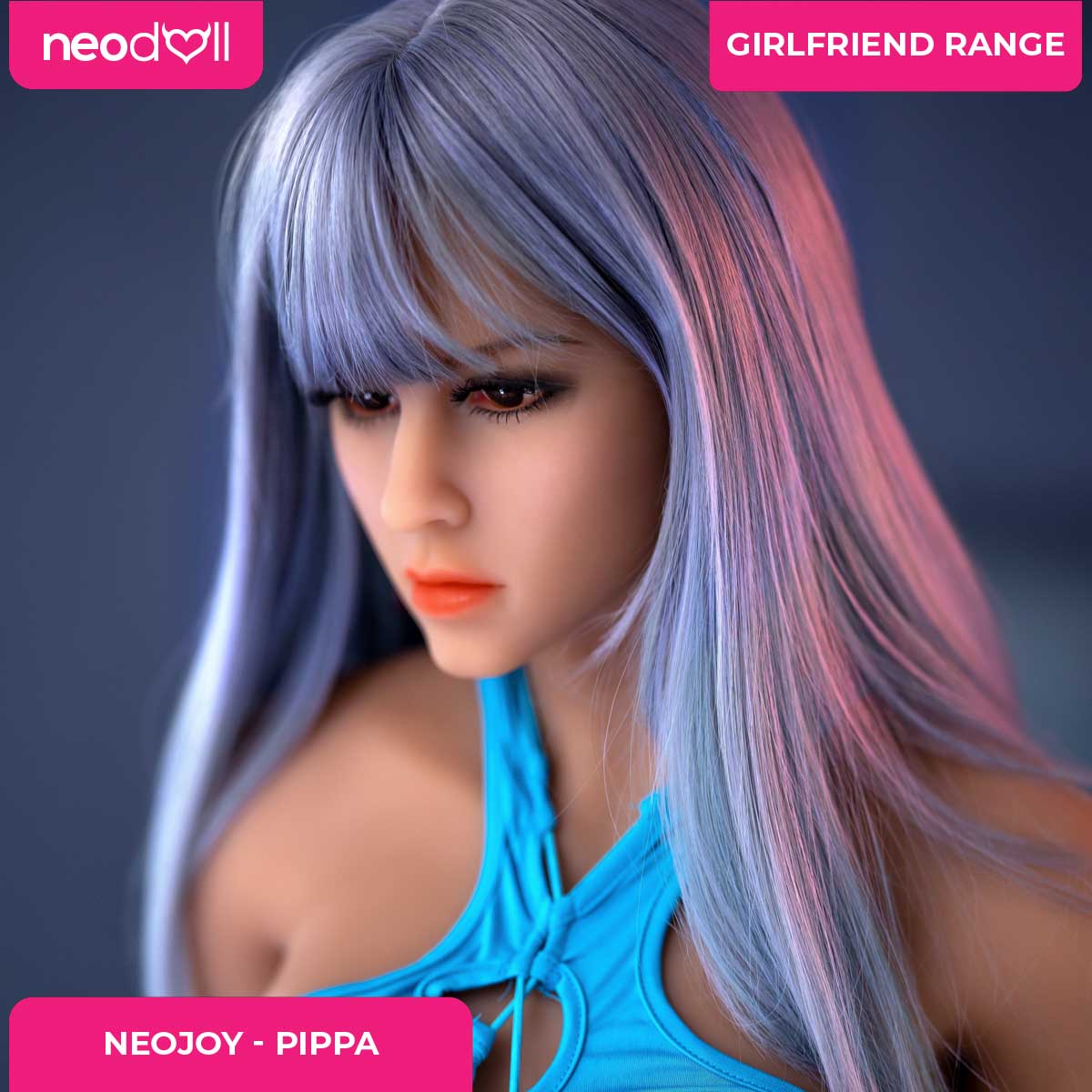 Neodoll Girlfriend Pippa - Poupée de Sexe Réaliste - 158cm - Gel Sein - Bronzer