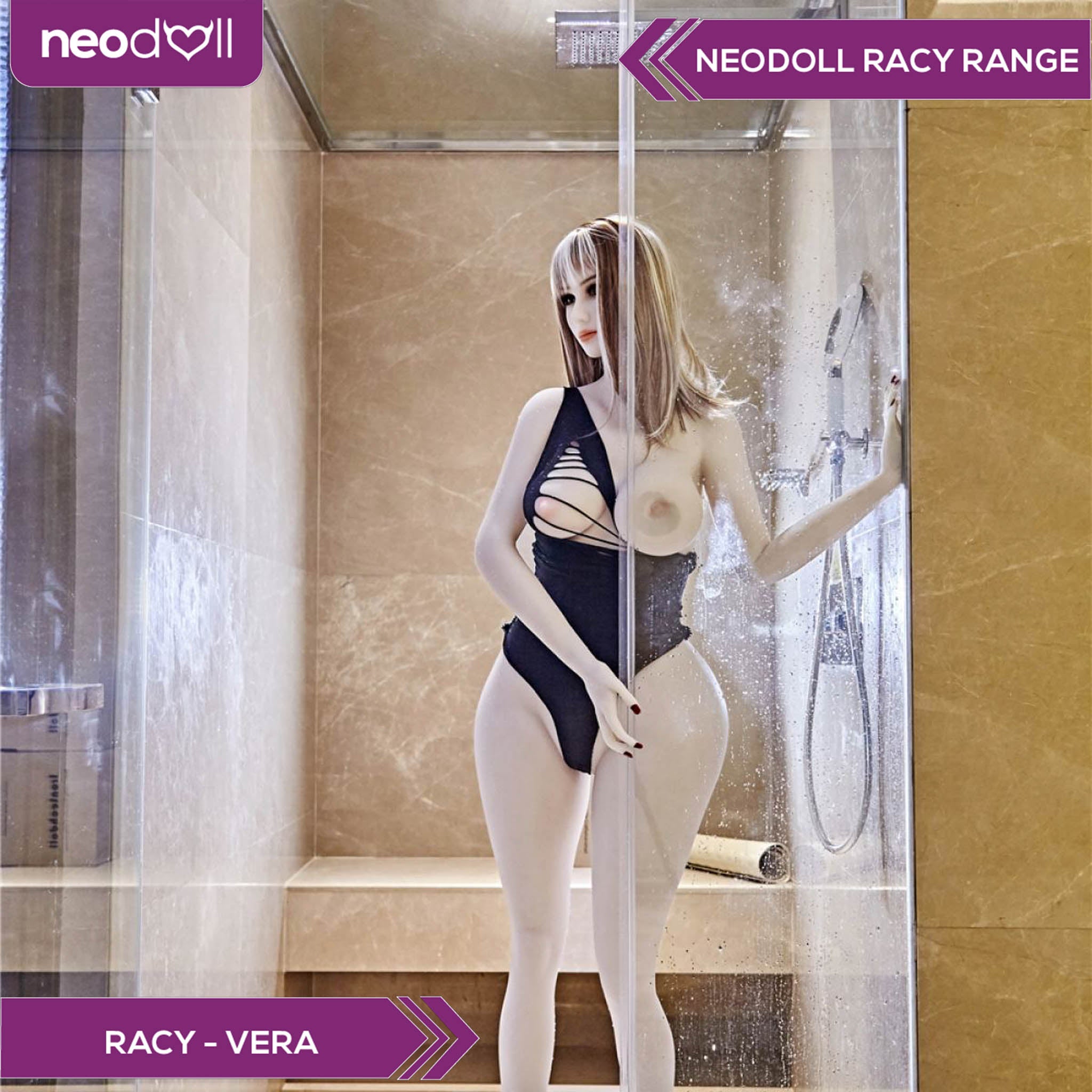 Neodoll Racy Vera - Poupée de Sexe Réaliste - 170cm - Blanche