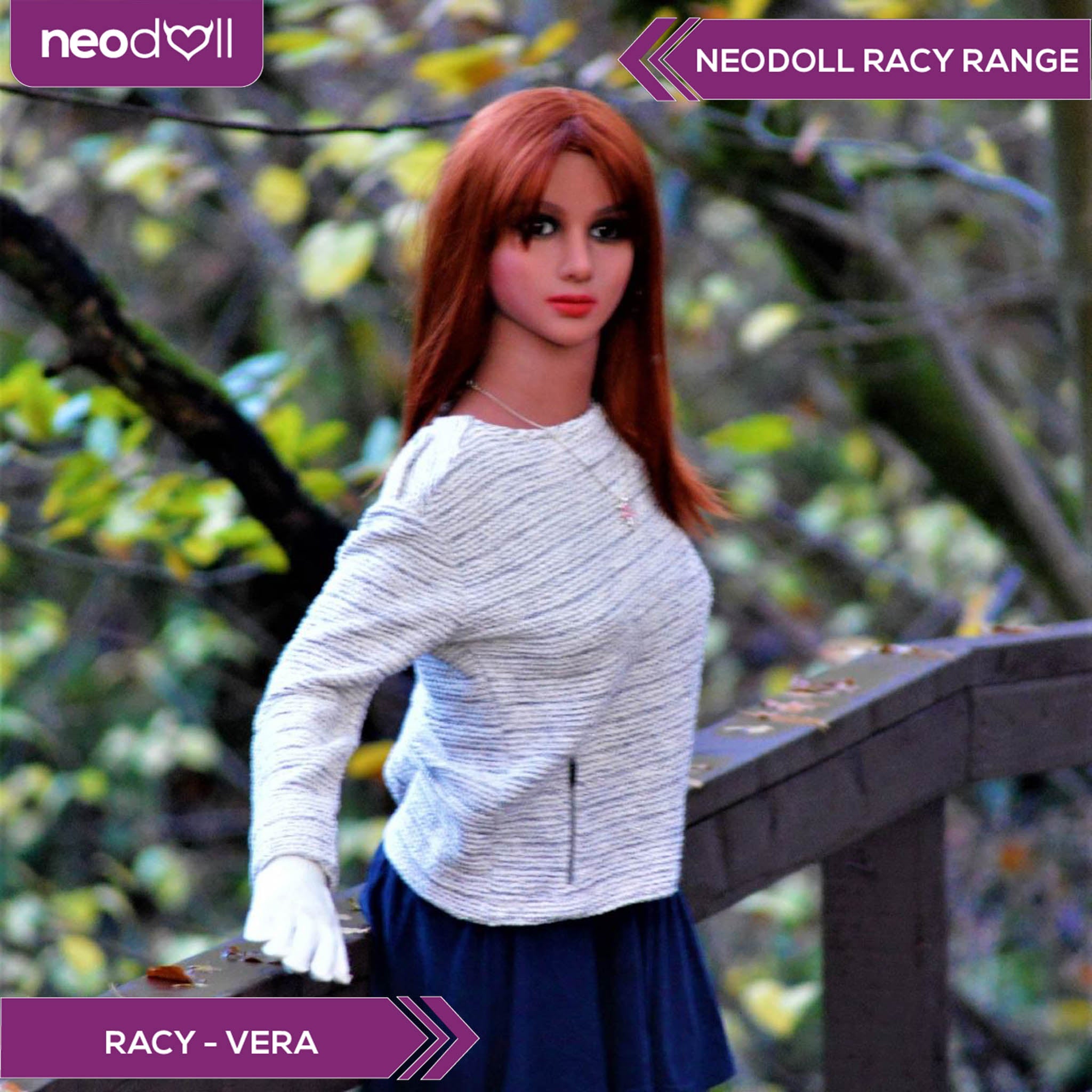 Neodoll Racy Vera - Poupée de Sexe Réaliste - 155cm - Brun