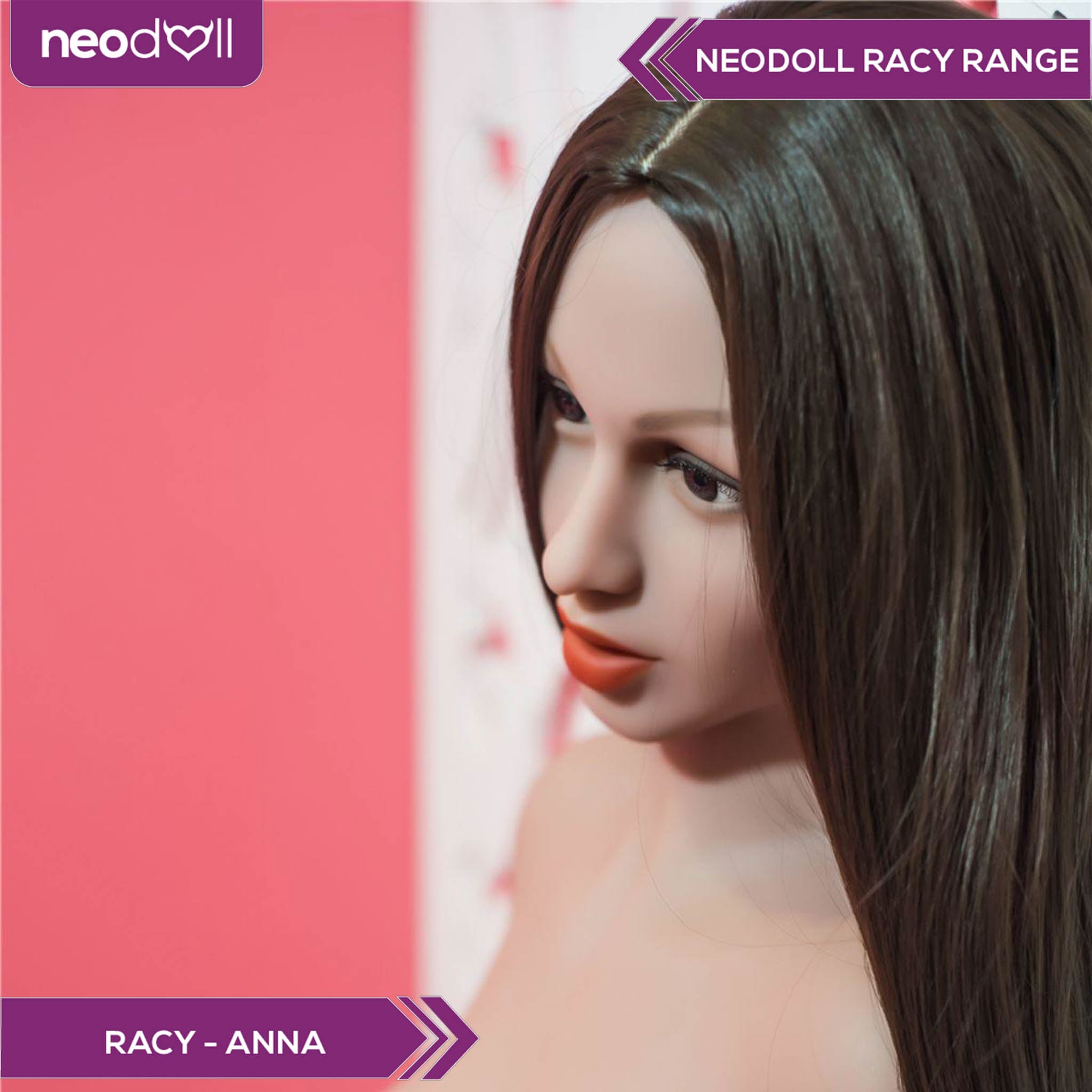 Neodoll Racy Anna - Poupée de Sexe Réaliste - 155cm - Brun