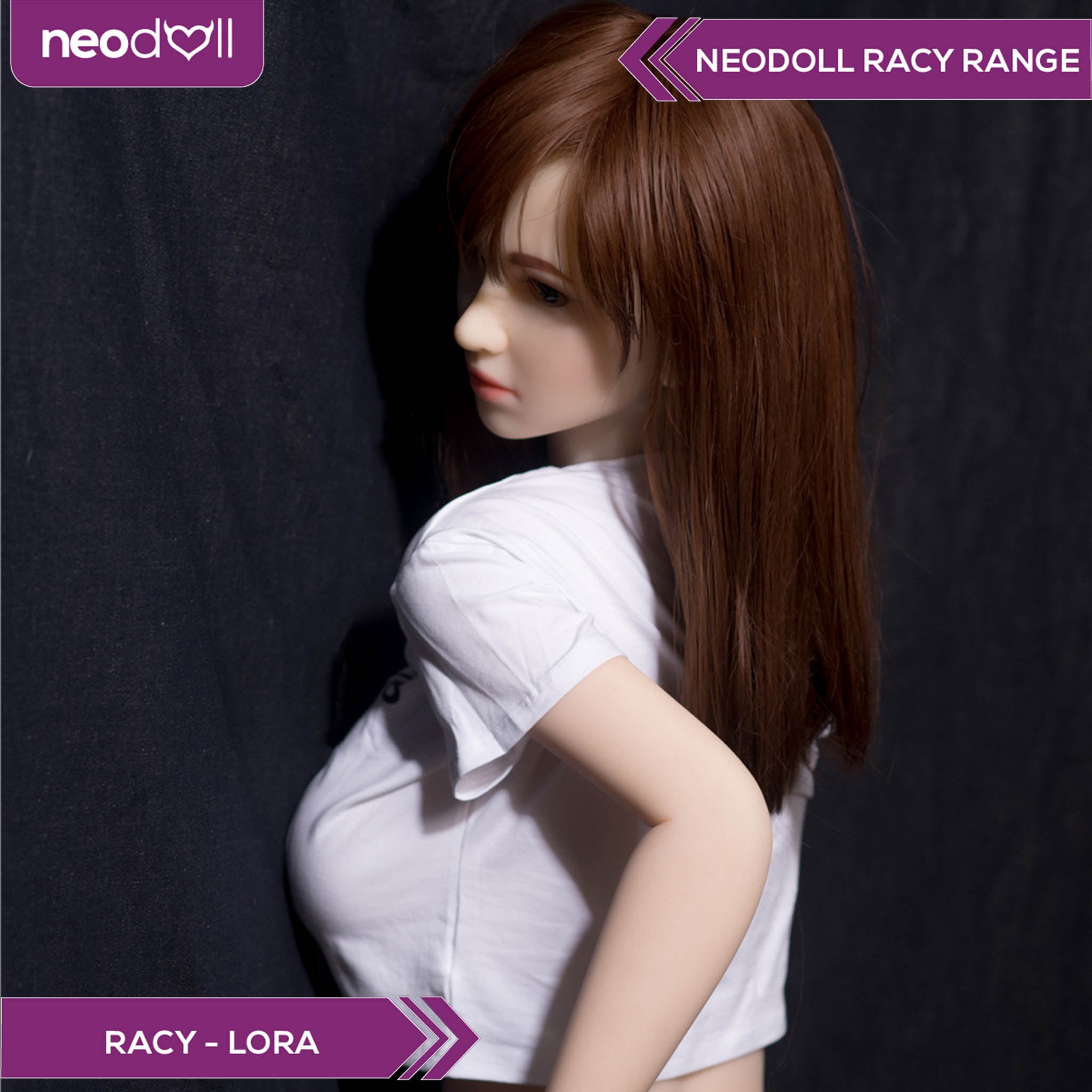 Neodoll Racy Lora - Poupée de Sexe Réaliste - 157cm - Brun Clair