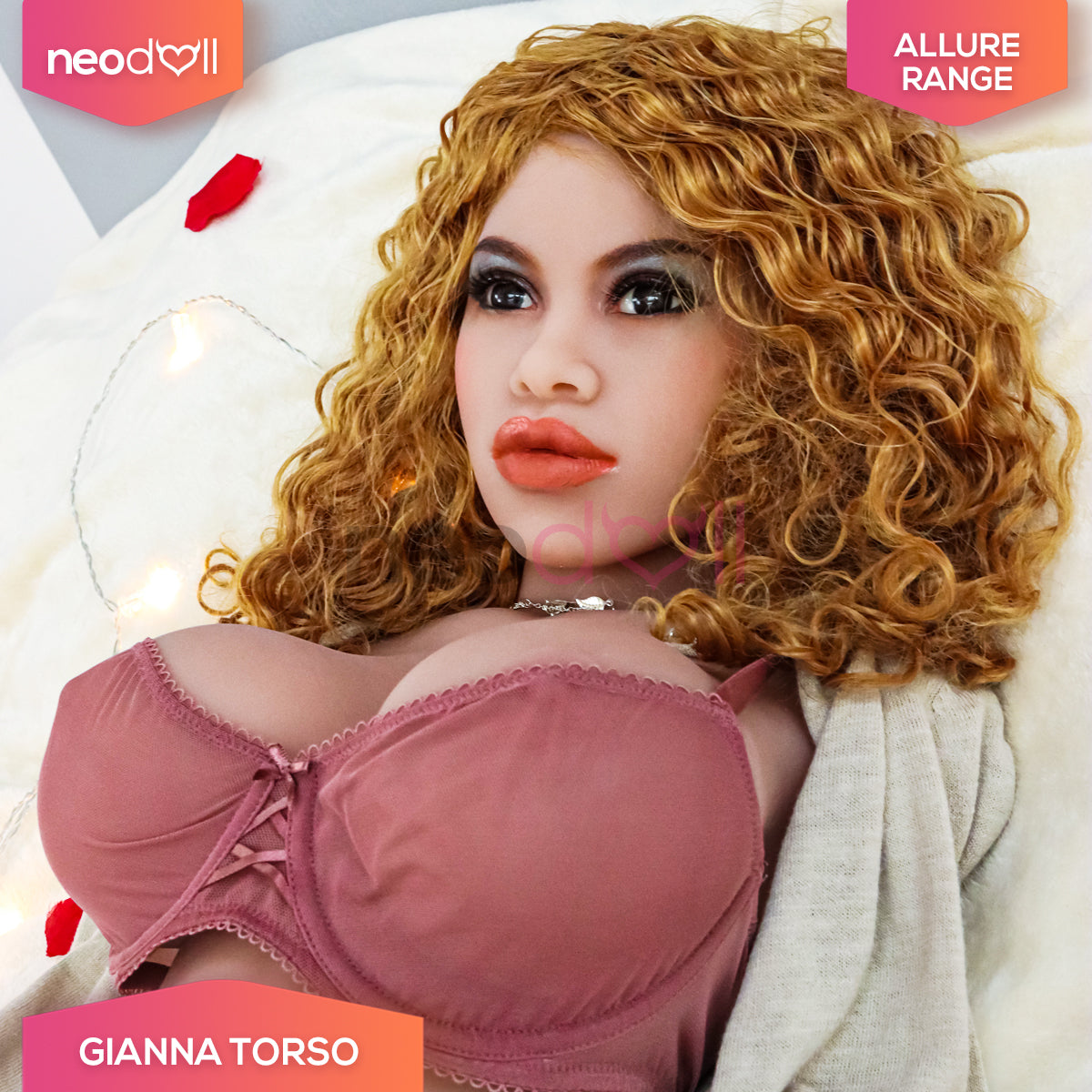 Allure Torse de Poupée Sexuelle - Gianna Tête & Torse - Bronzer