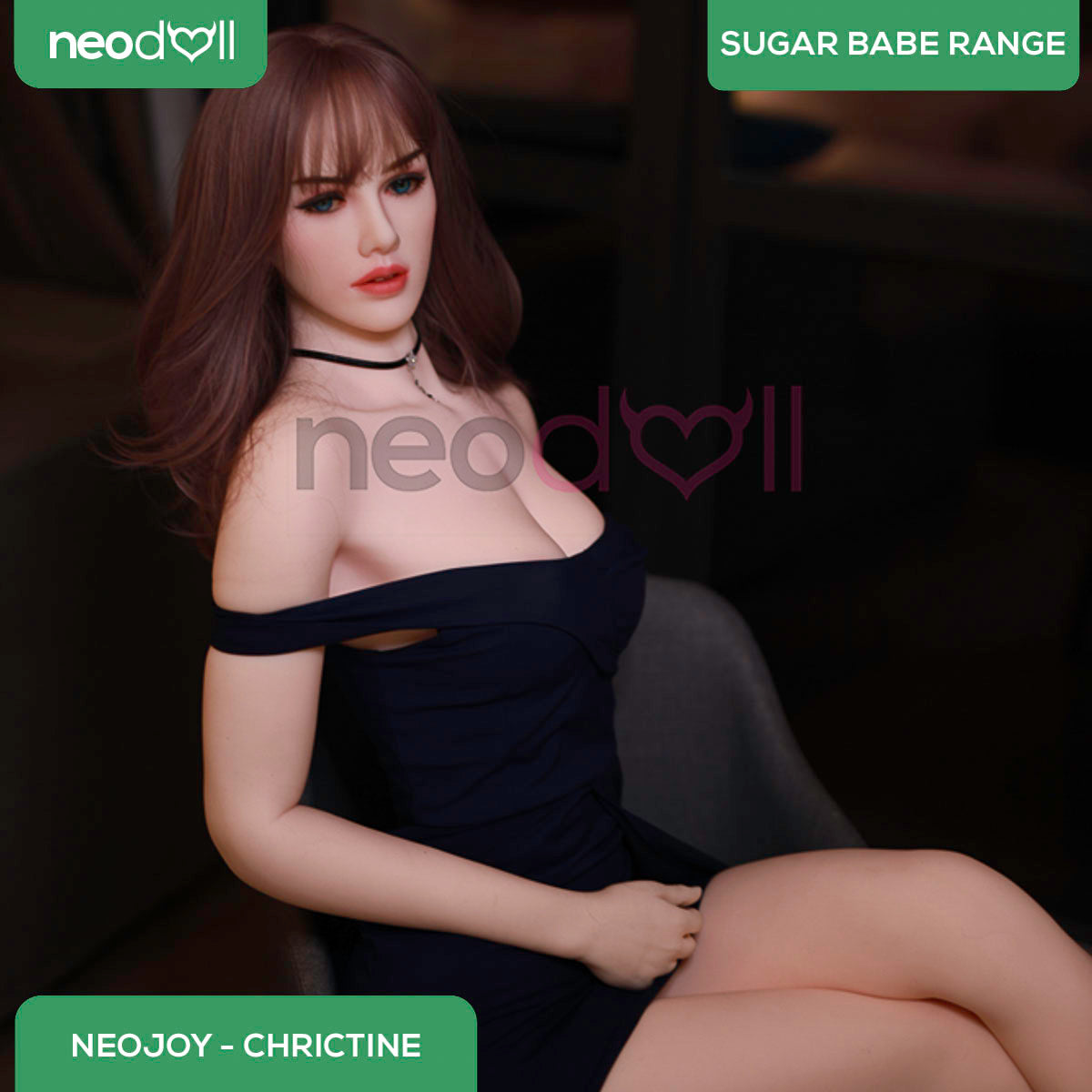 Neodoll Sugar Babe - Chrictine - Poupée de Sexe Réaliste - 175cm - Gel Sein - Utérus - Naturel