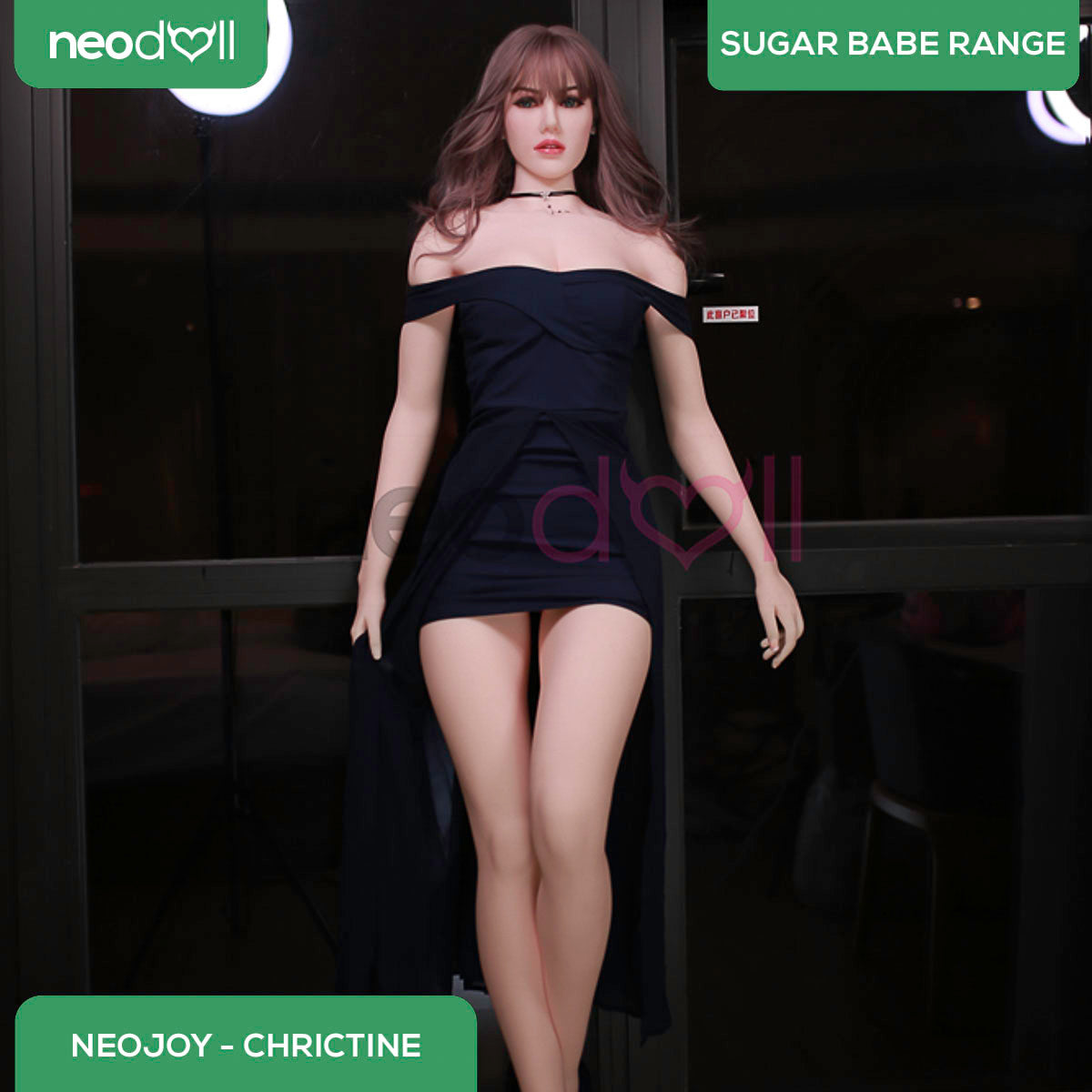 Neodoll Sugar Babe - Chrictine - Poupée de Sexe Réaliste - 175cm - Gel Sein - Utérus - Naturel