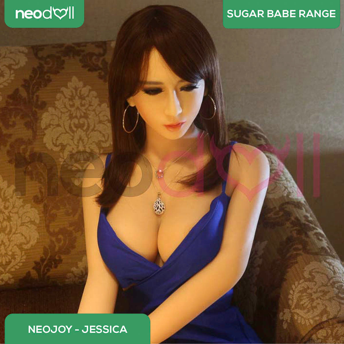 Neodoll Sugar Babe - Jessica - Poupée de Sexe Réaliste - 165cm - Gel Sein - Naturel