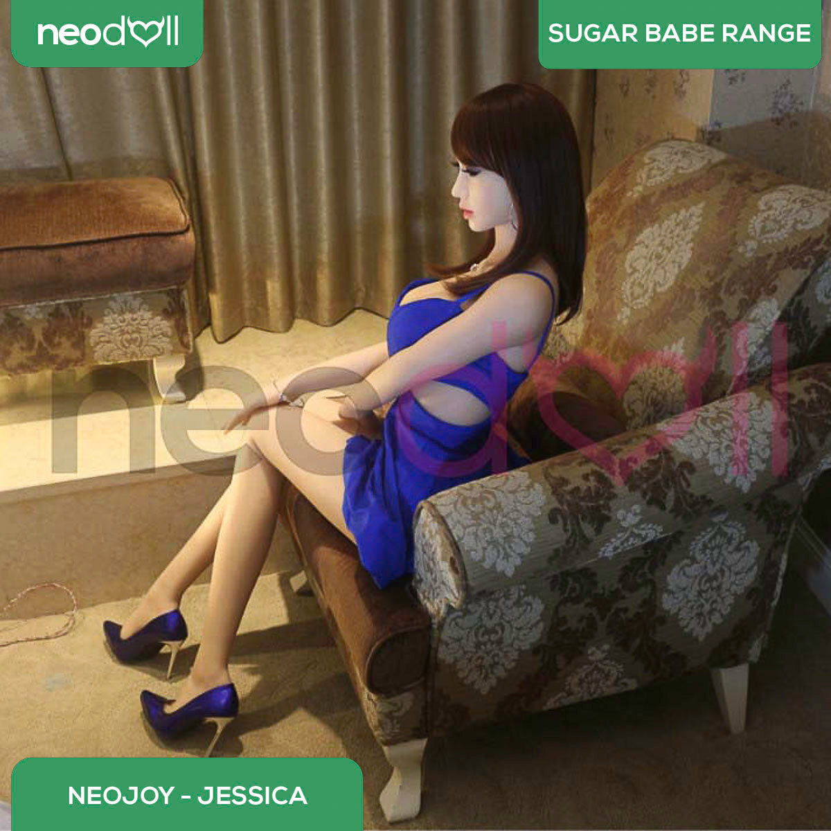 Neodoll Sugar Babe - Jessica - Poupée de Sexe Réaliste - 165cm - Gel Sein - Naturel