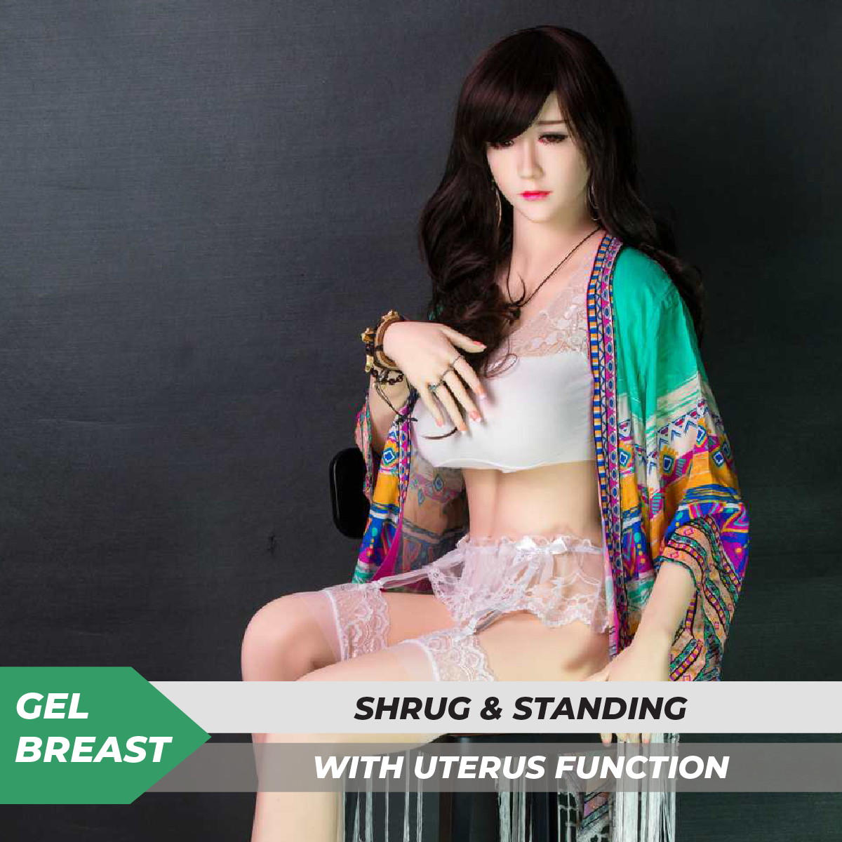 Neodoll Sugar Babe - Kaiya - Poupée de Sexe Réaliste - 165cm - Gel Sein - Naturel