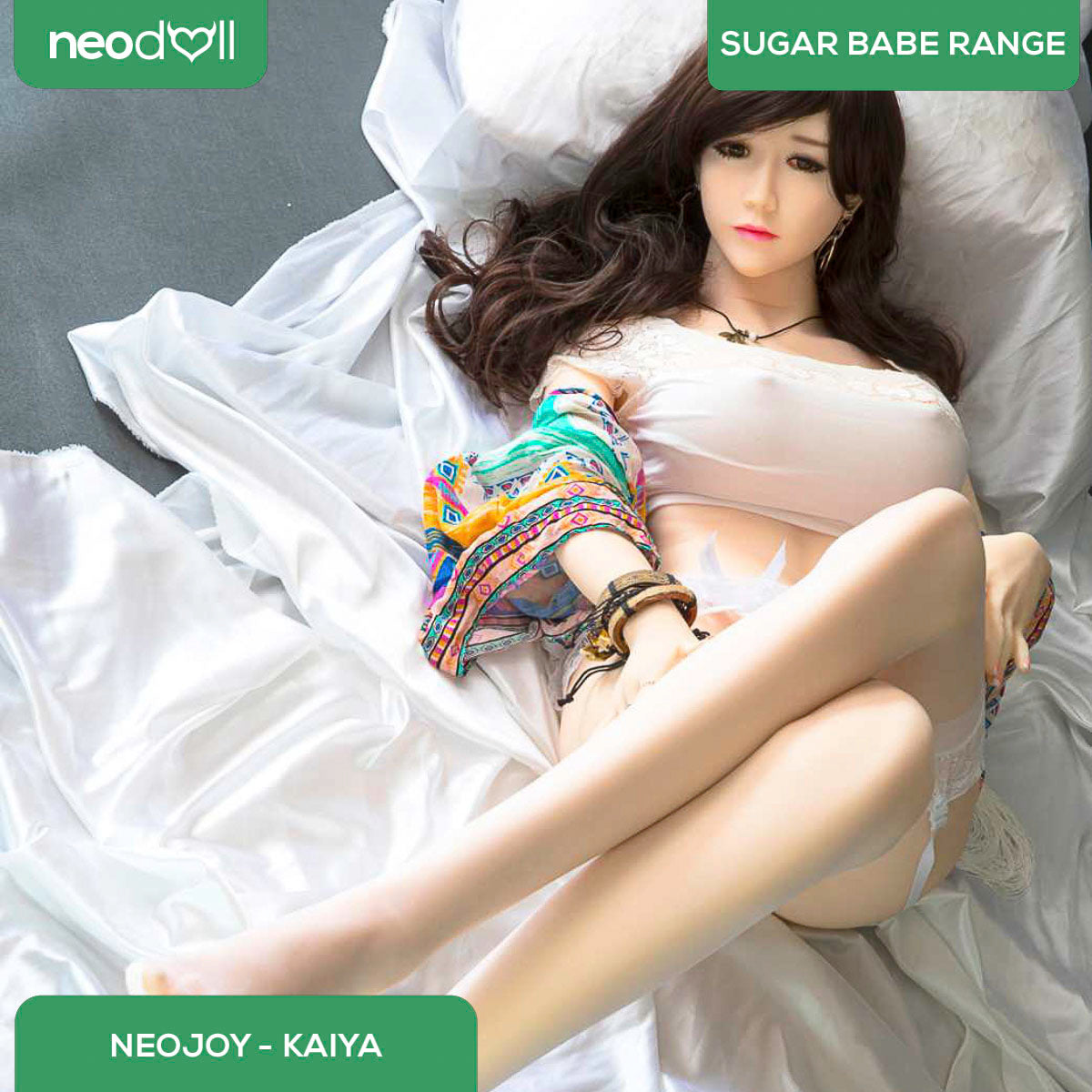 Neodoll Sugar Babe - Kaiya - Poupée de Sexe Réaliste - 165cm - Gel Sein - Naturel